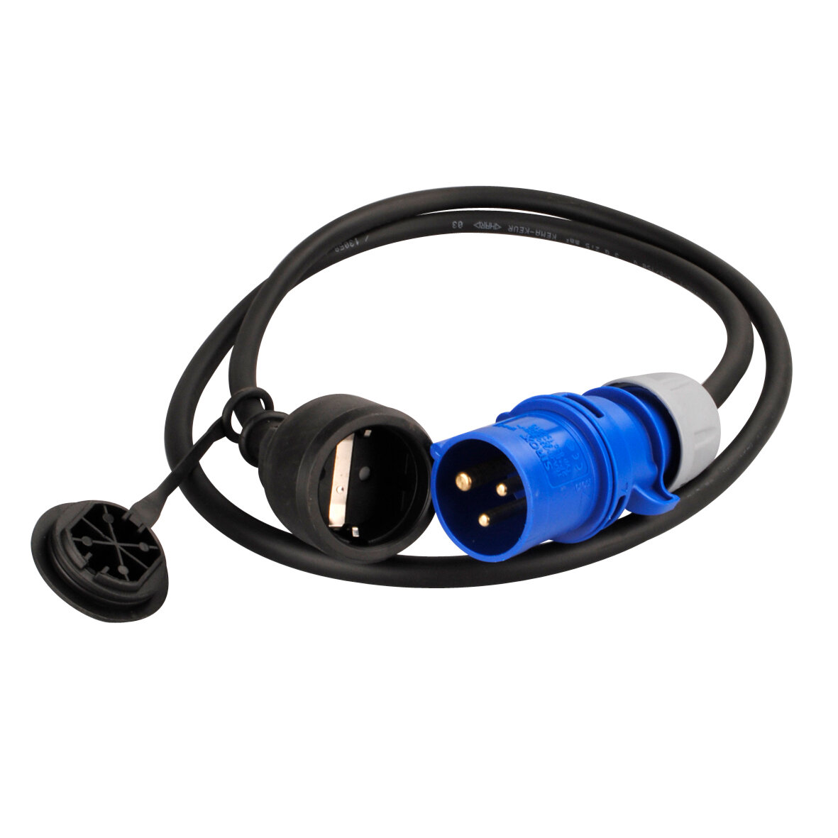 Adapterkabel CEE/Schuko, 1,50 m
