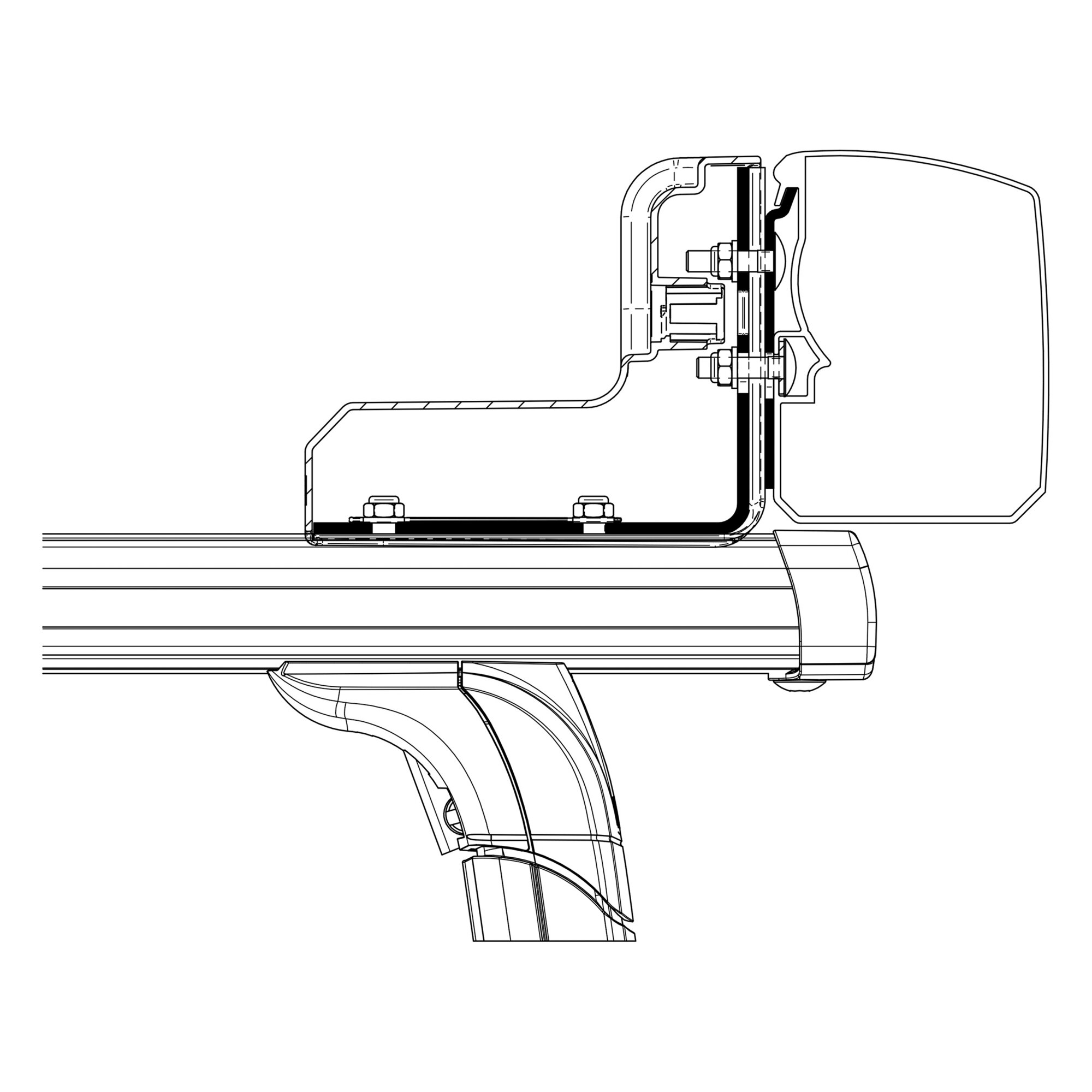 Adapter Roof Rack für Thule 3200