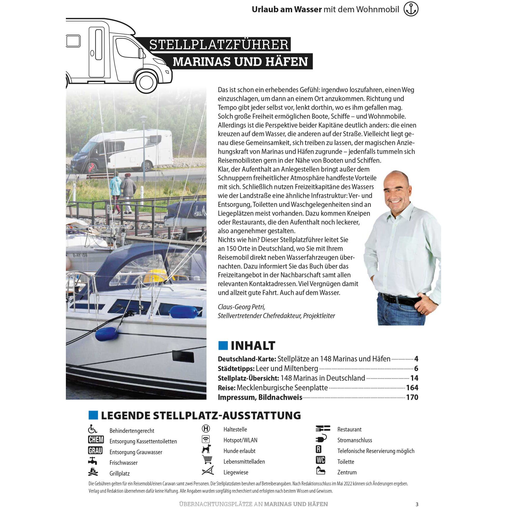 Stellplatzführer Marinas & Häfen