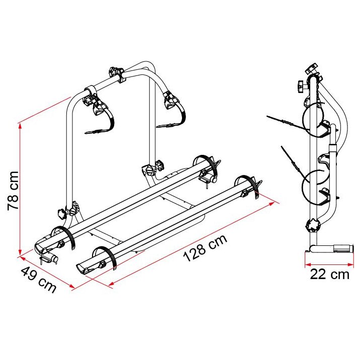 Fahrradträger Carry-Bike Garage Plus