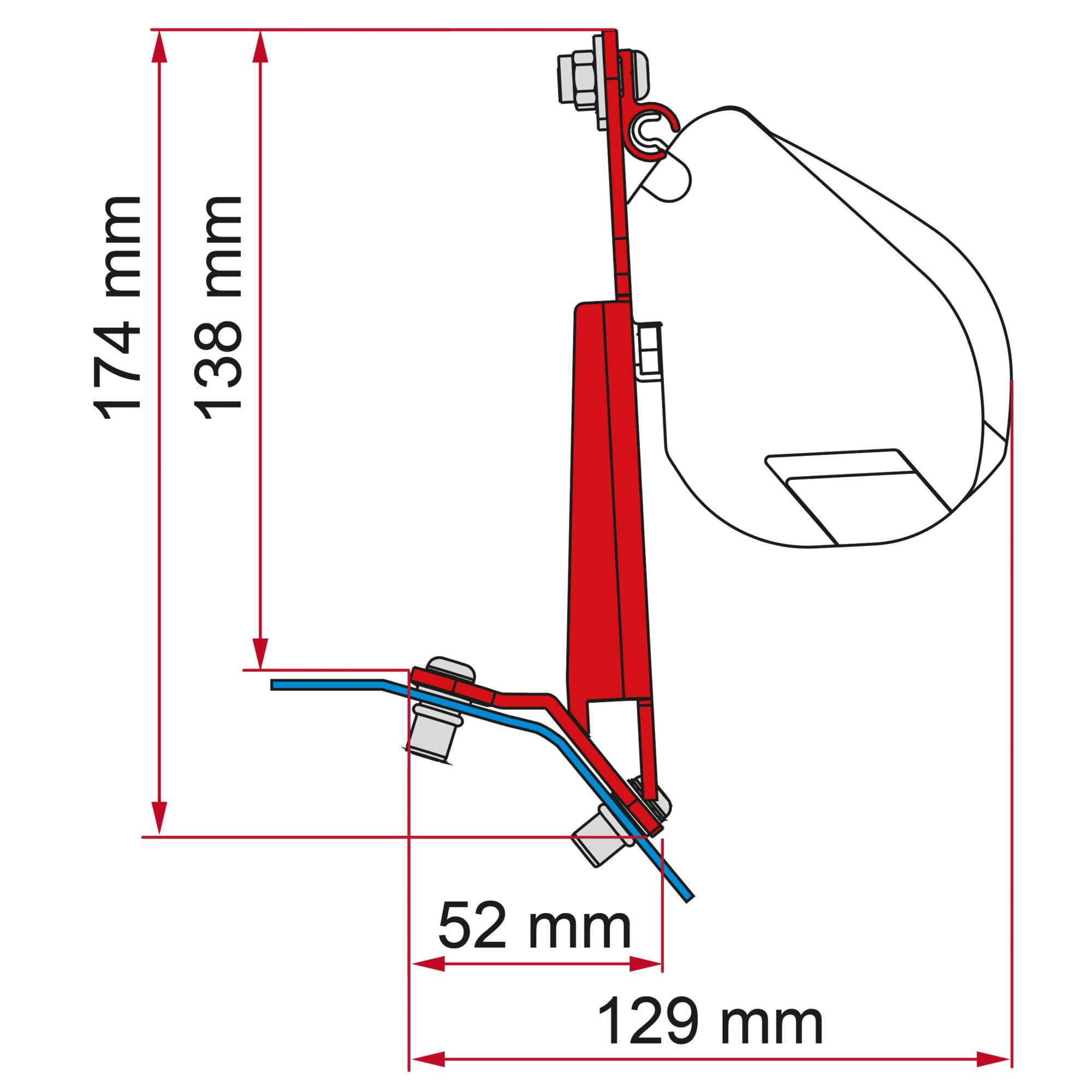 Kit Ford Custom Lift Roof H1 Deep Black