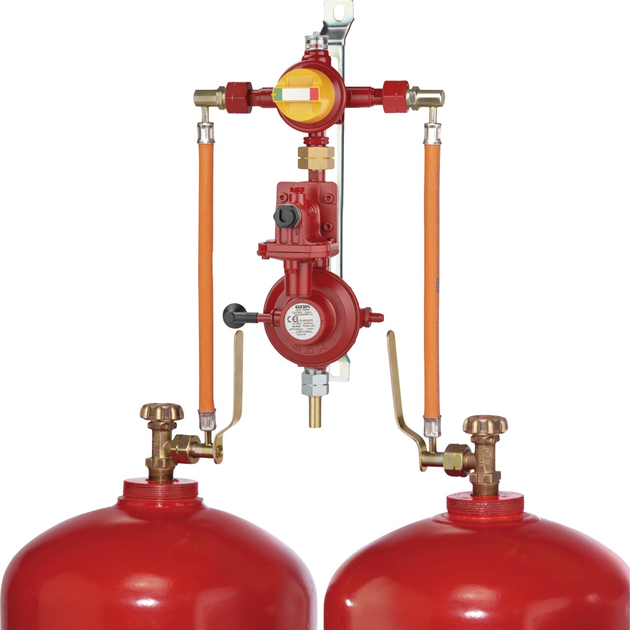 2-Flaschenanlage 4 kg/h  (GF AUV Sichtanzeige OPSO PR)