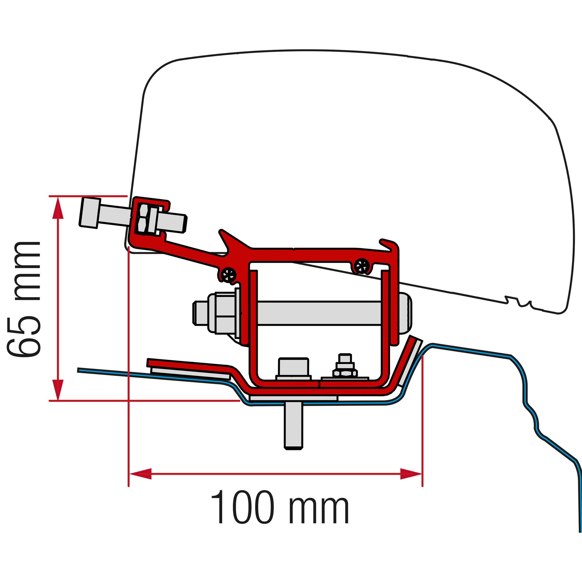 Markisenadapter Kit Renault Trafic L1, H1 ab 2014
