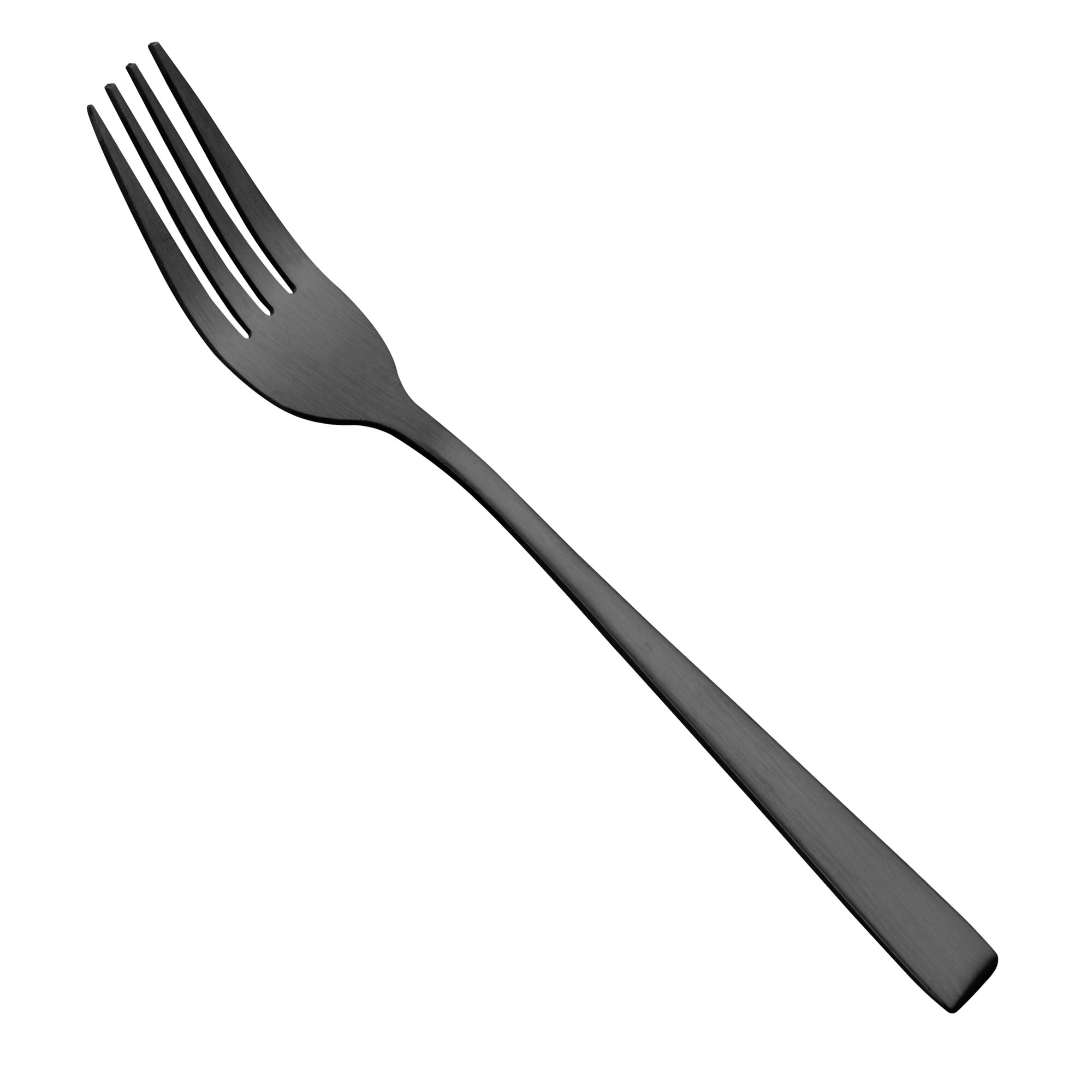 Besteckset Edelstahl, schwarz