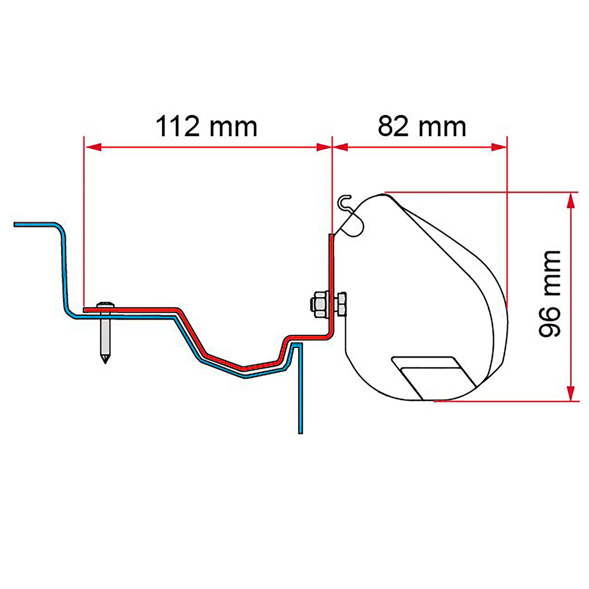 Markisenadapter Kit Ford Custom Group Rapido