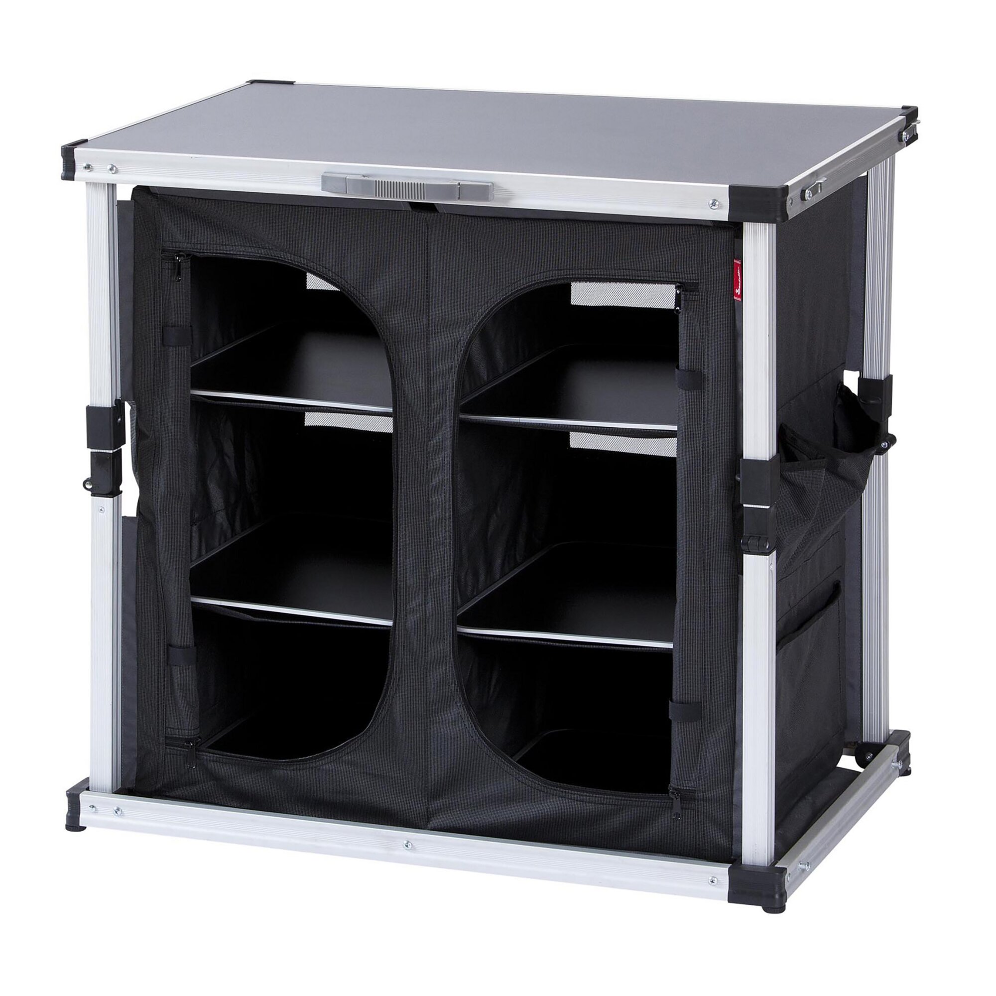 Campingschrank, dunkelgrau, Double