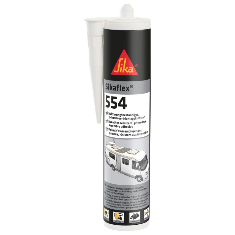 Sikaflex®-554 Montageklebstoff, schwarz, 300 ml