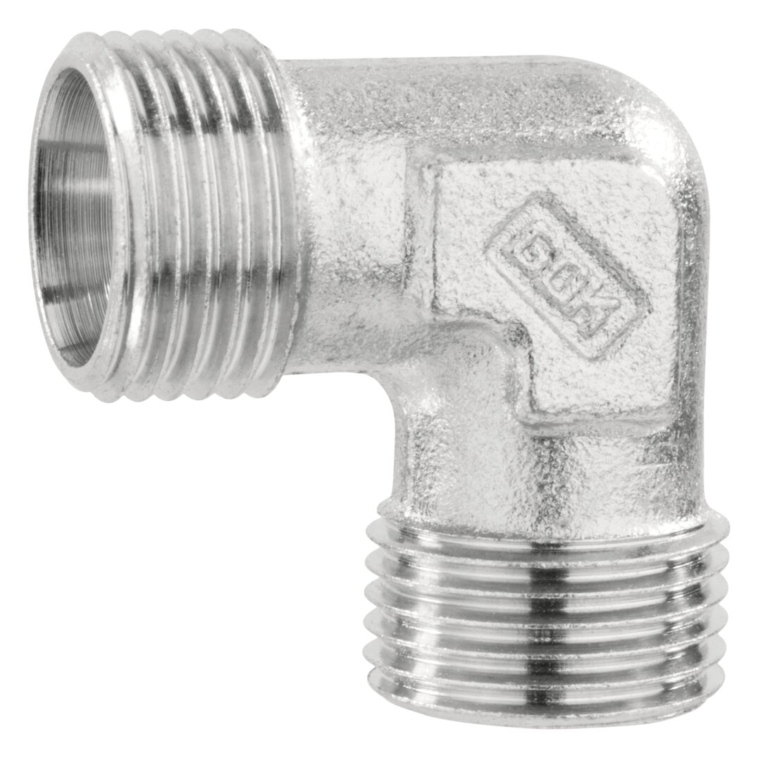 Winkel-Verschraubung WL 12 x 12 verzinkt