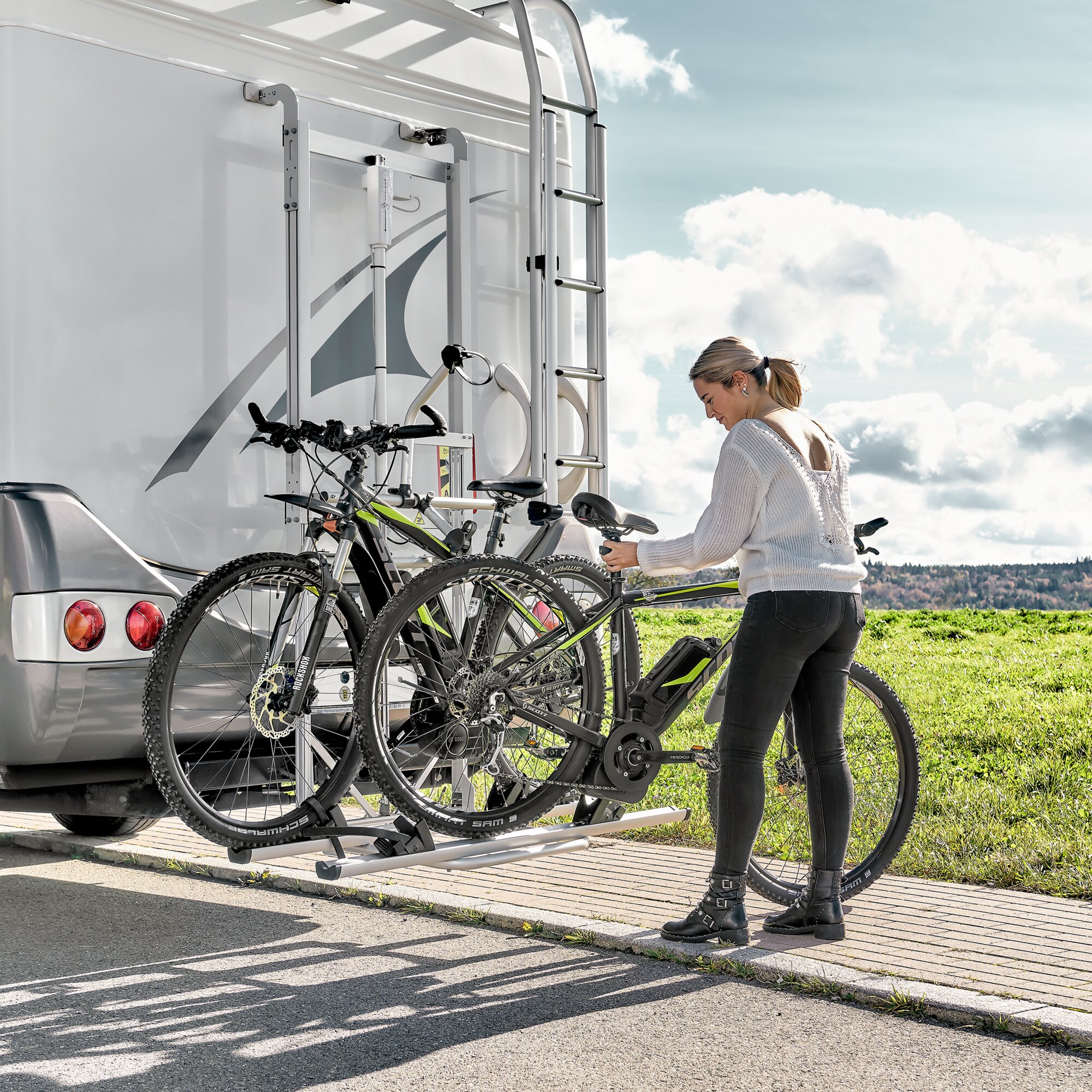 Heckträger tecklift carry complete für Wohnmobile