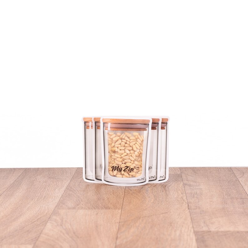 Aufbewahrungsbeutel Standard, 5-tlg. Set, Gr. XS – 90 ml