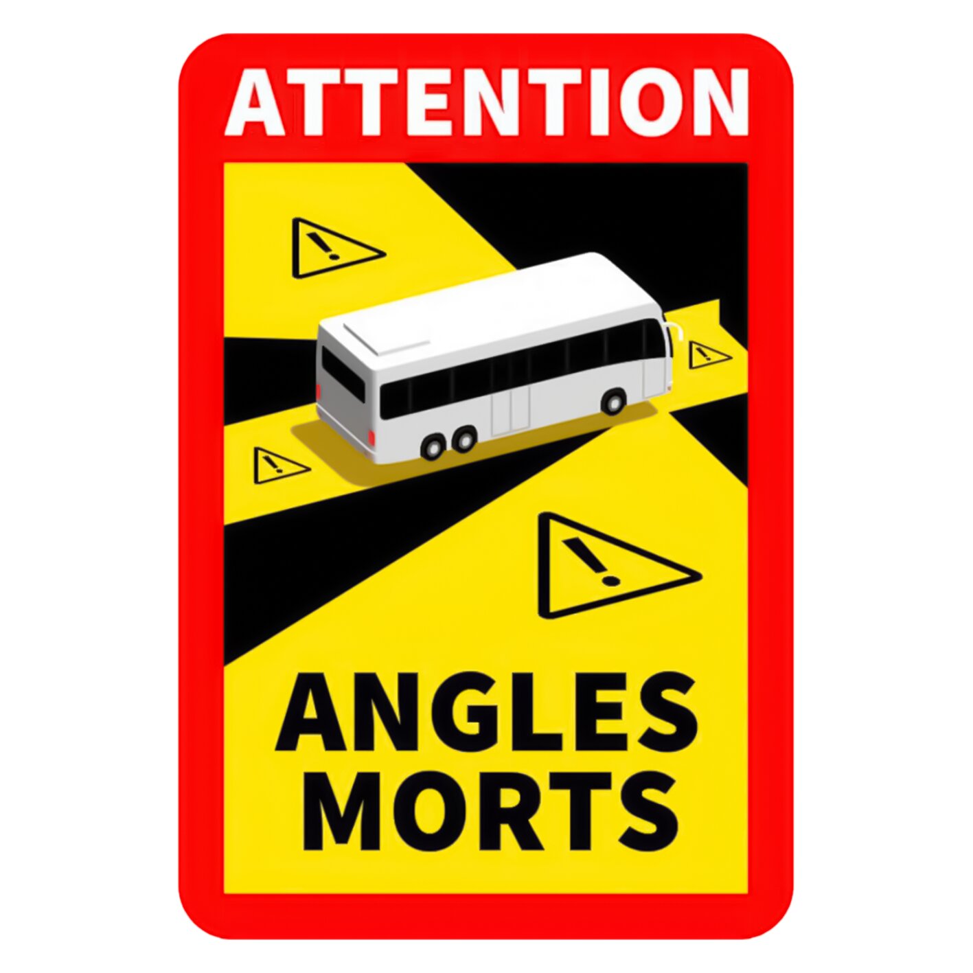 Toter Winkel Aufkleber Set Angles Morts