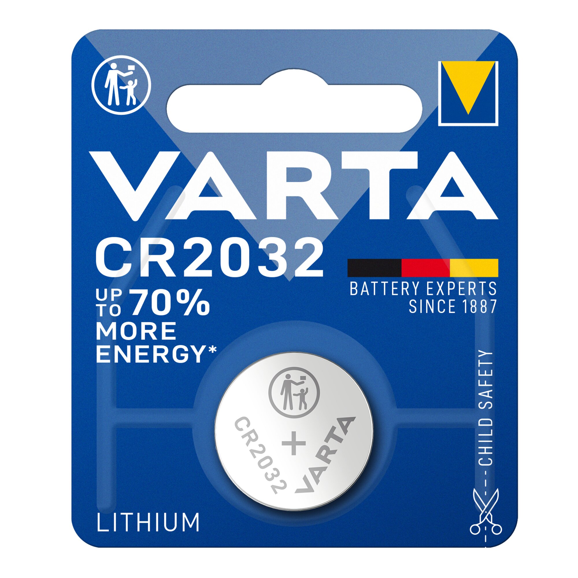 Hightech Lithium Knopfzelle, Lithium Coin CR2032
