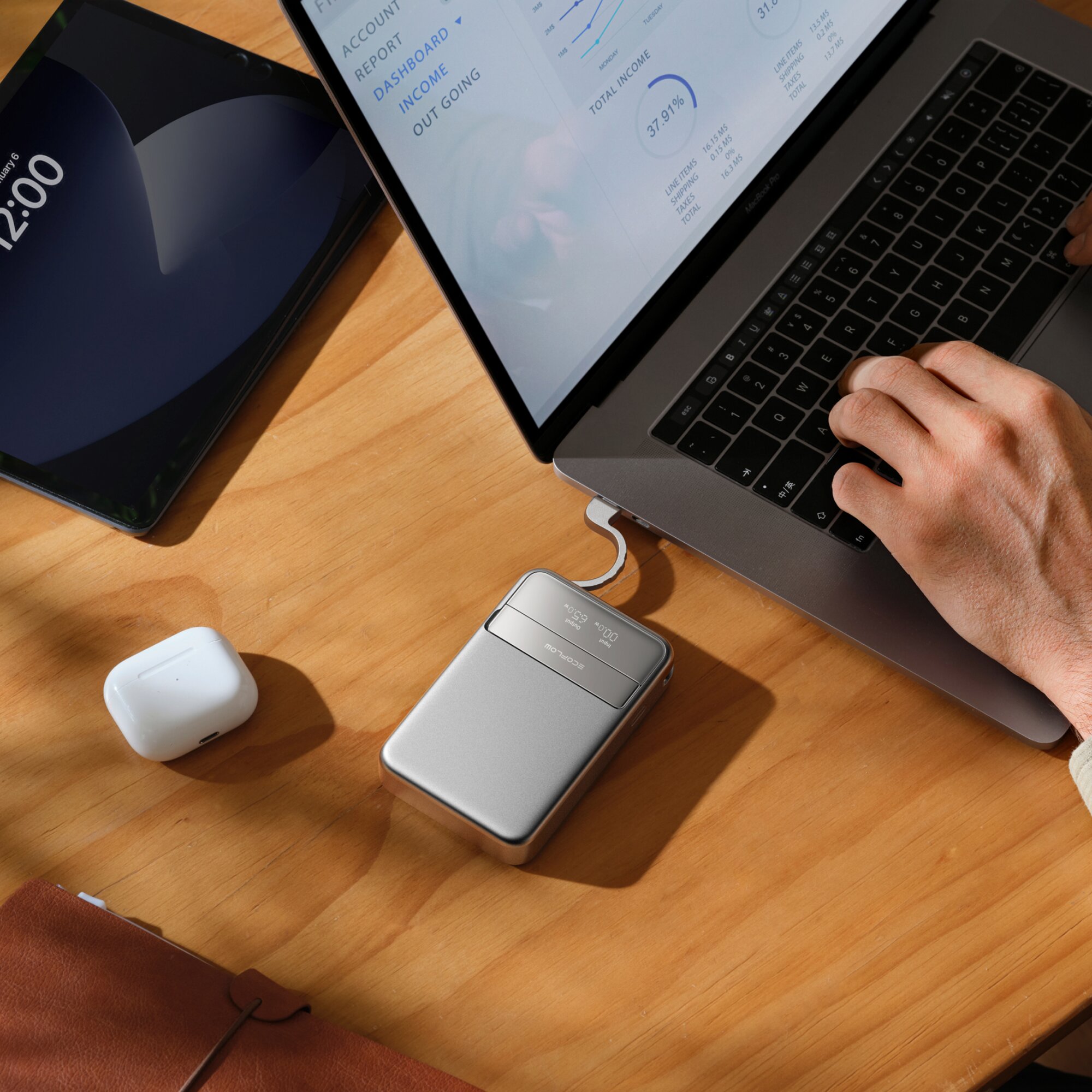 Magnetische Powerbank Rapid, 10.000 mAh
