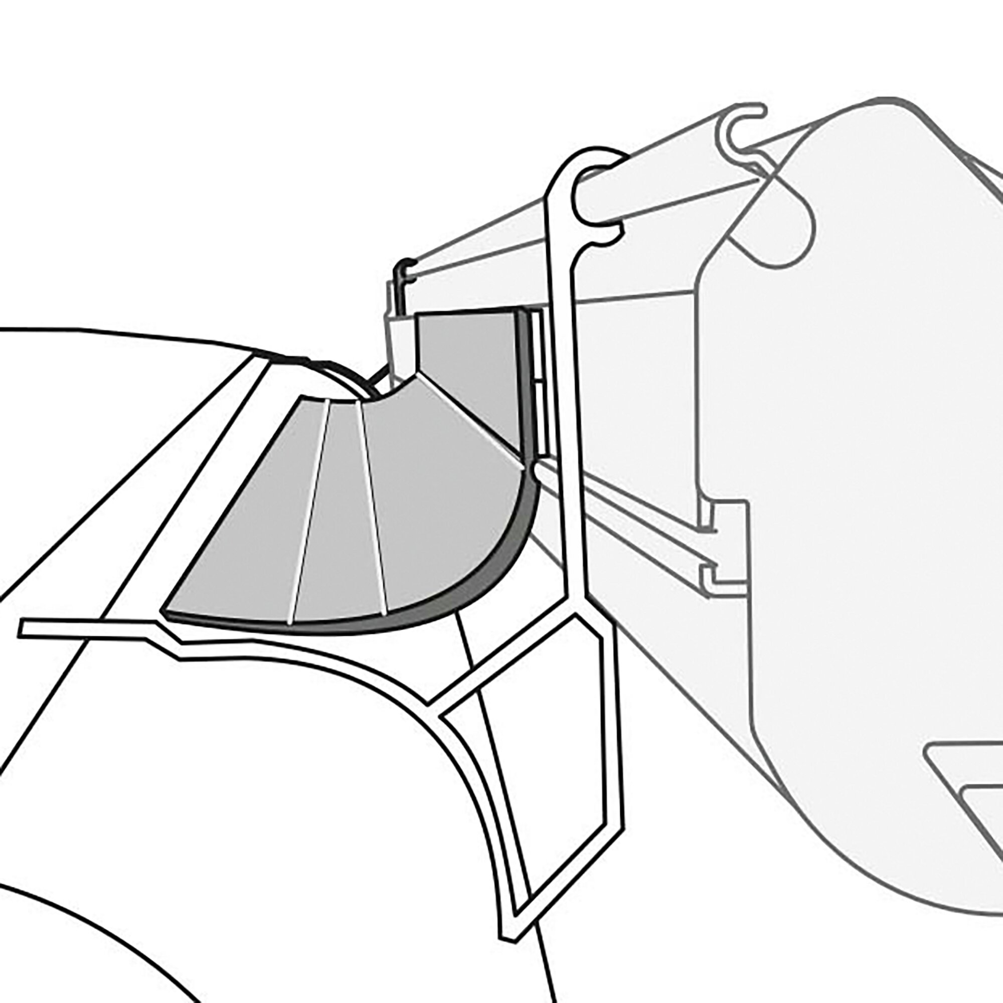 Dichtband Rain Guard Van für F35 Pro, F45 S