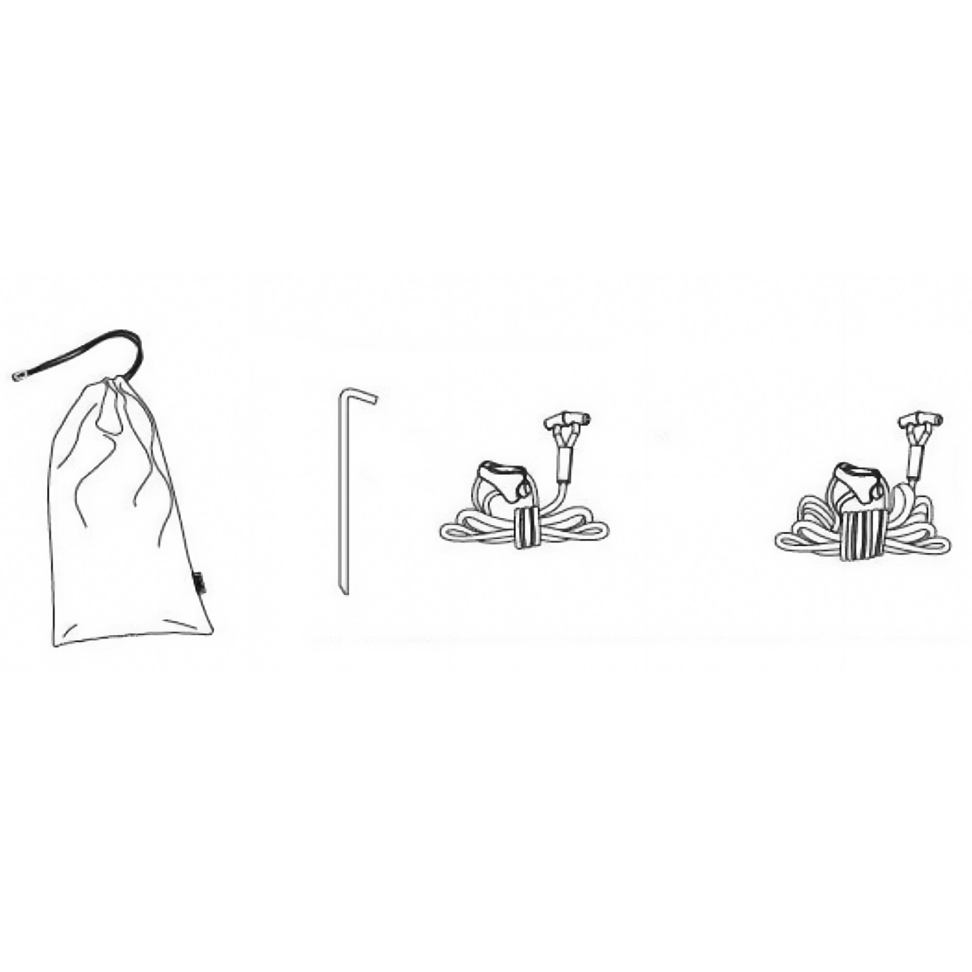 Besfestigungsmaterial Zubehörtasche Thule Subsola