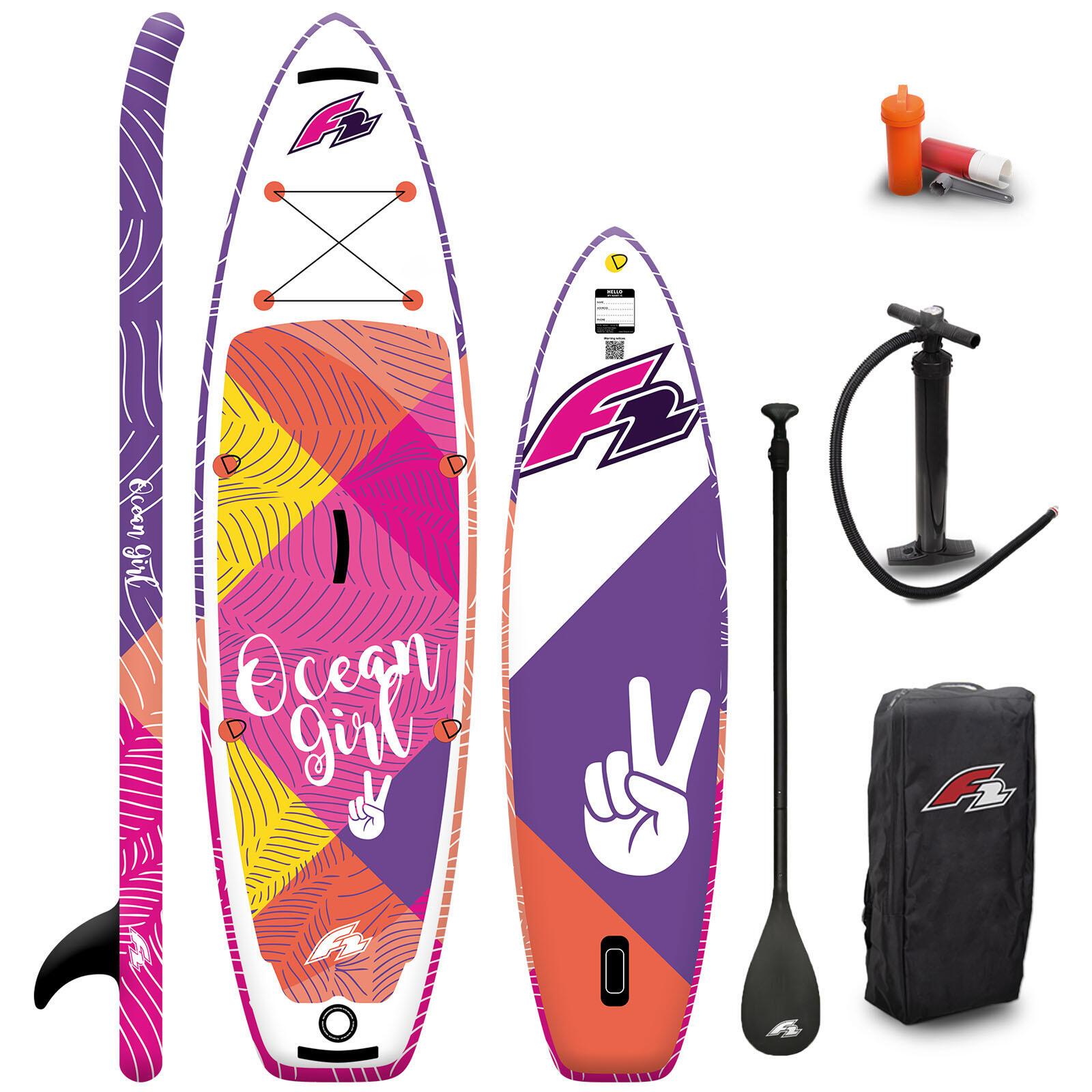 F2 SUP Ocean Girl 9.2 pink
