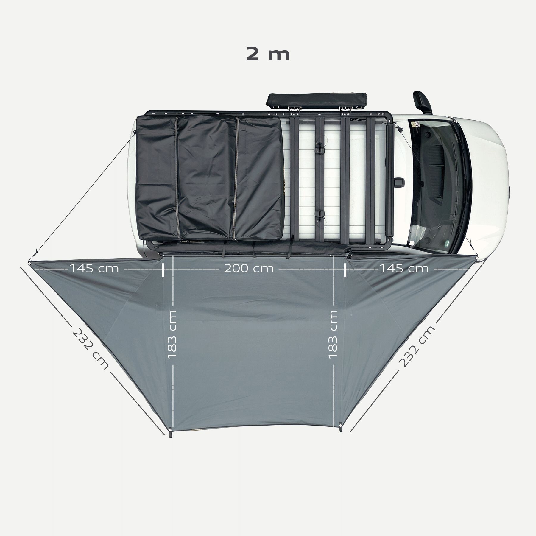 Markise Horizon 180°, 250 cm