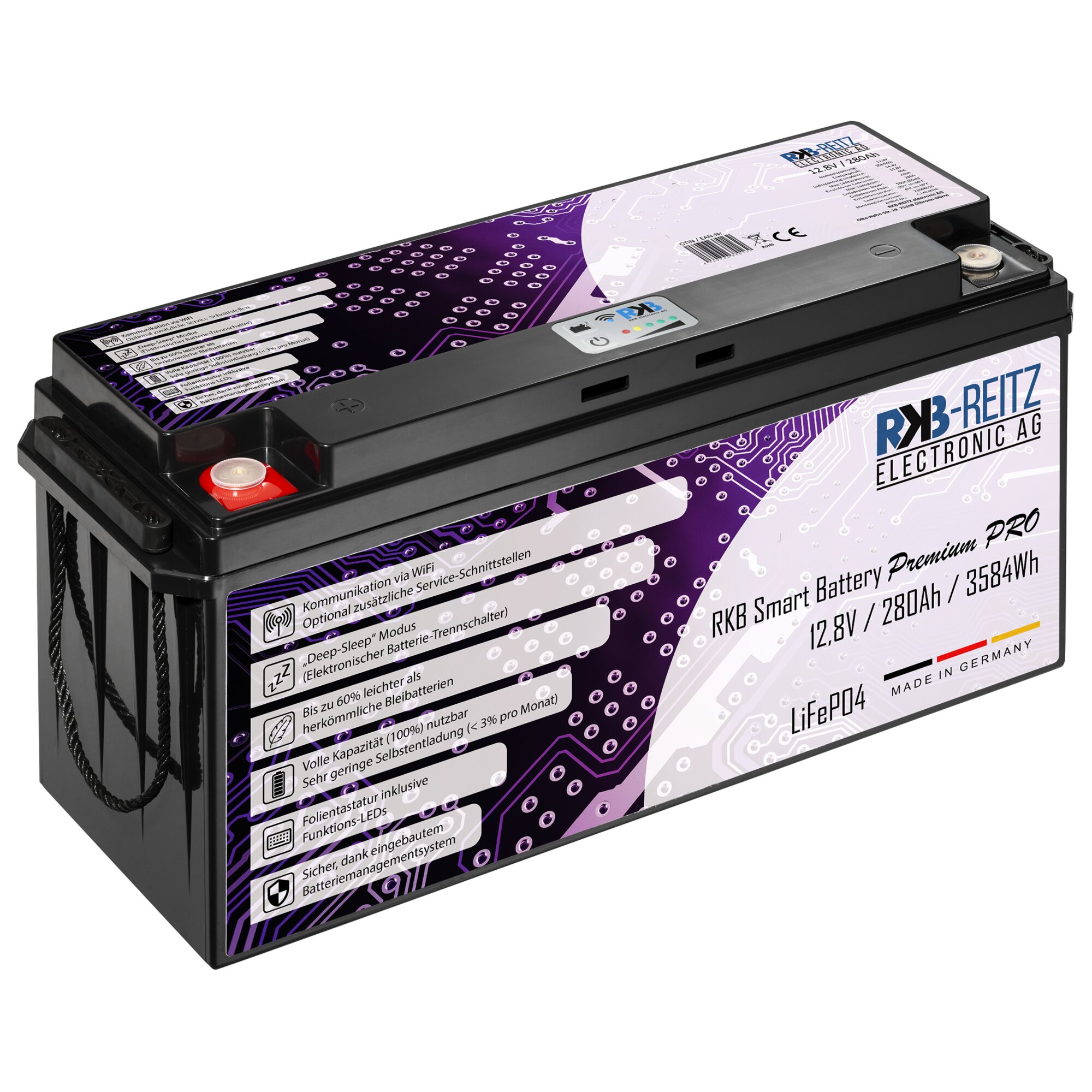 Lithium-Batterie RKB Smart Premium PRO