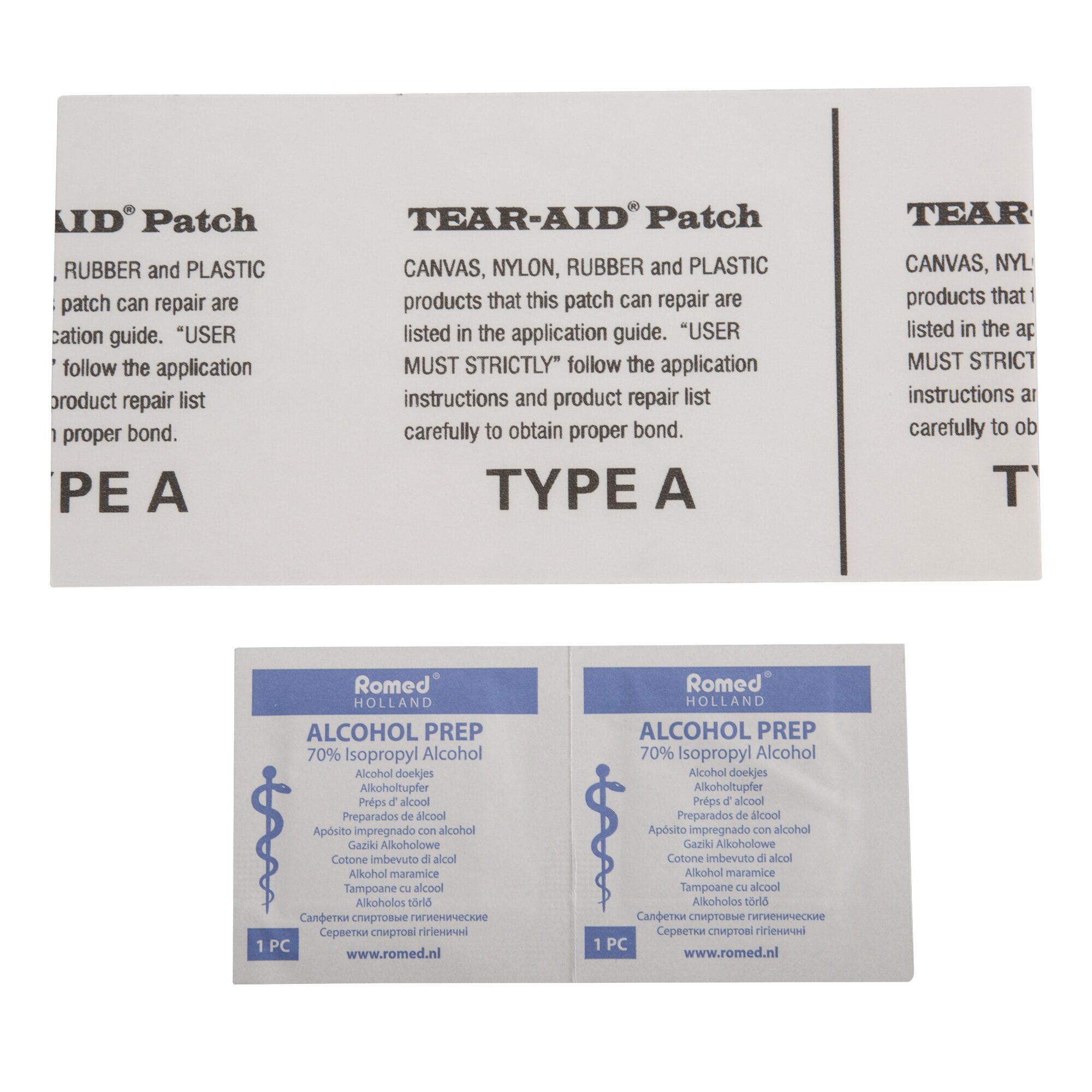 Reparaturset Tear-Aid Set A Reparaturset Tear-Aid Set A