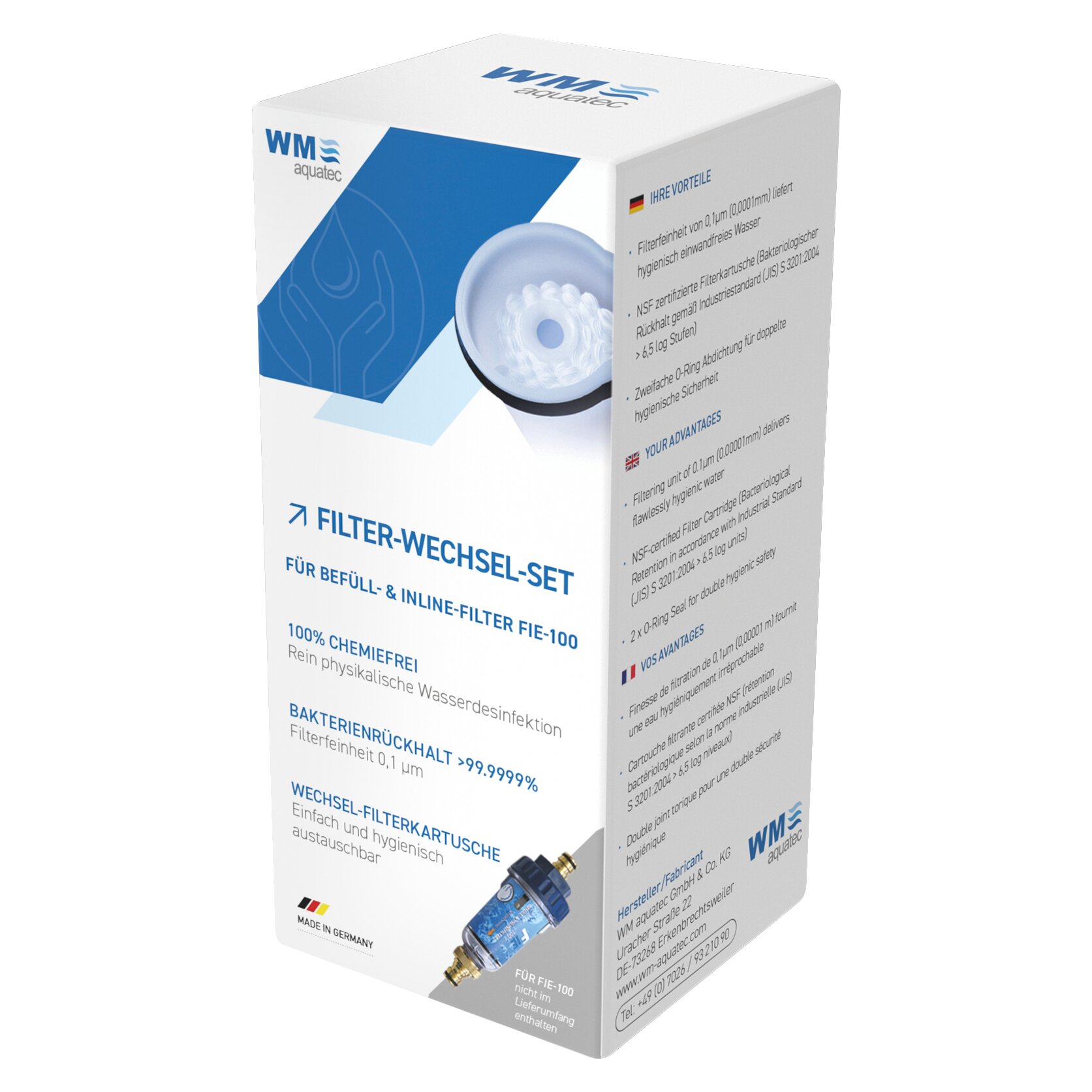 Filterwechsel Set für Befüll- und Inlinefilter