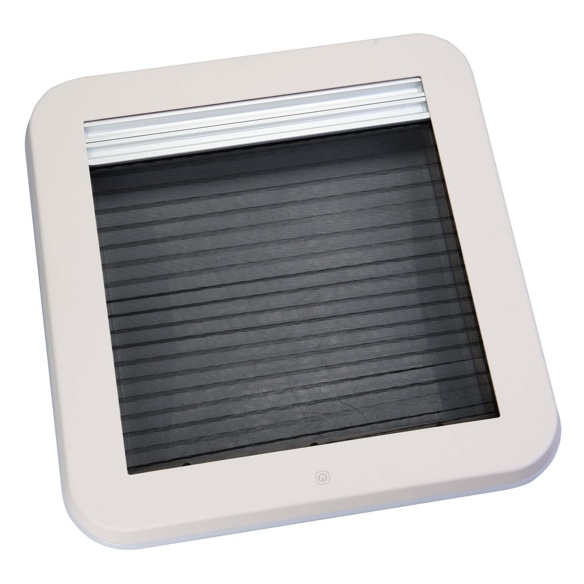Dachfenster mit LED, Verdunkelungsrollo und Insektenschutz, 400 x 400 mm