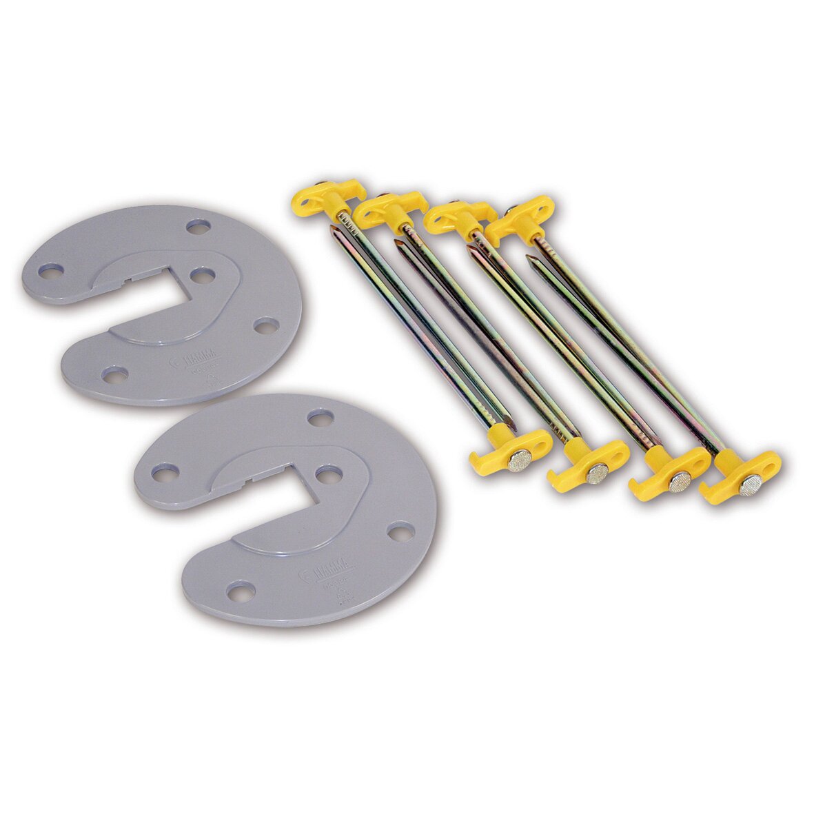 Stützfußhalterung Kit Awning Plate, 2er-Set