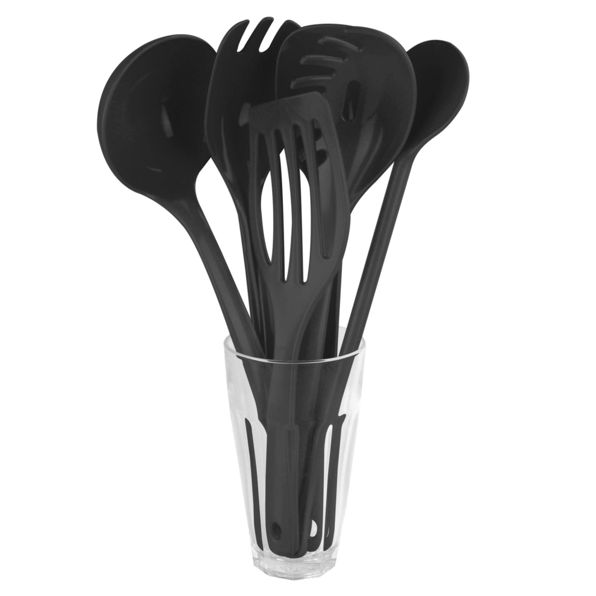 Küchenhelfer, schwarz, Set