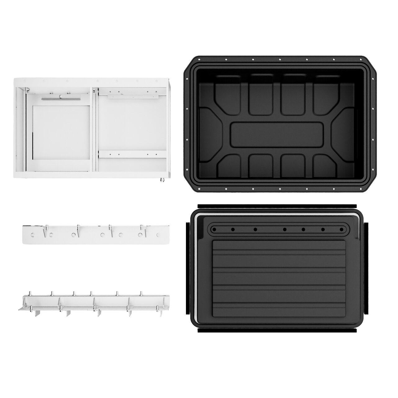 Unterflurbox Juicetray Solo für VW Crafter Fahrgestell ab 2018