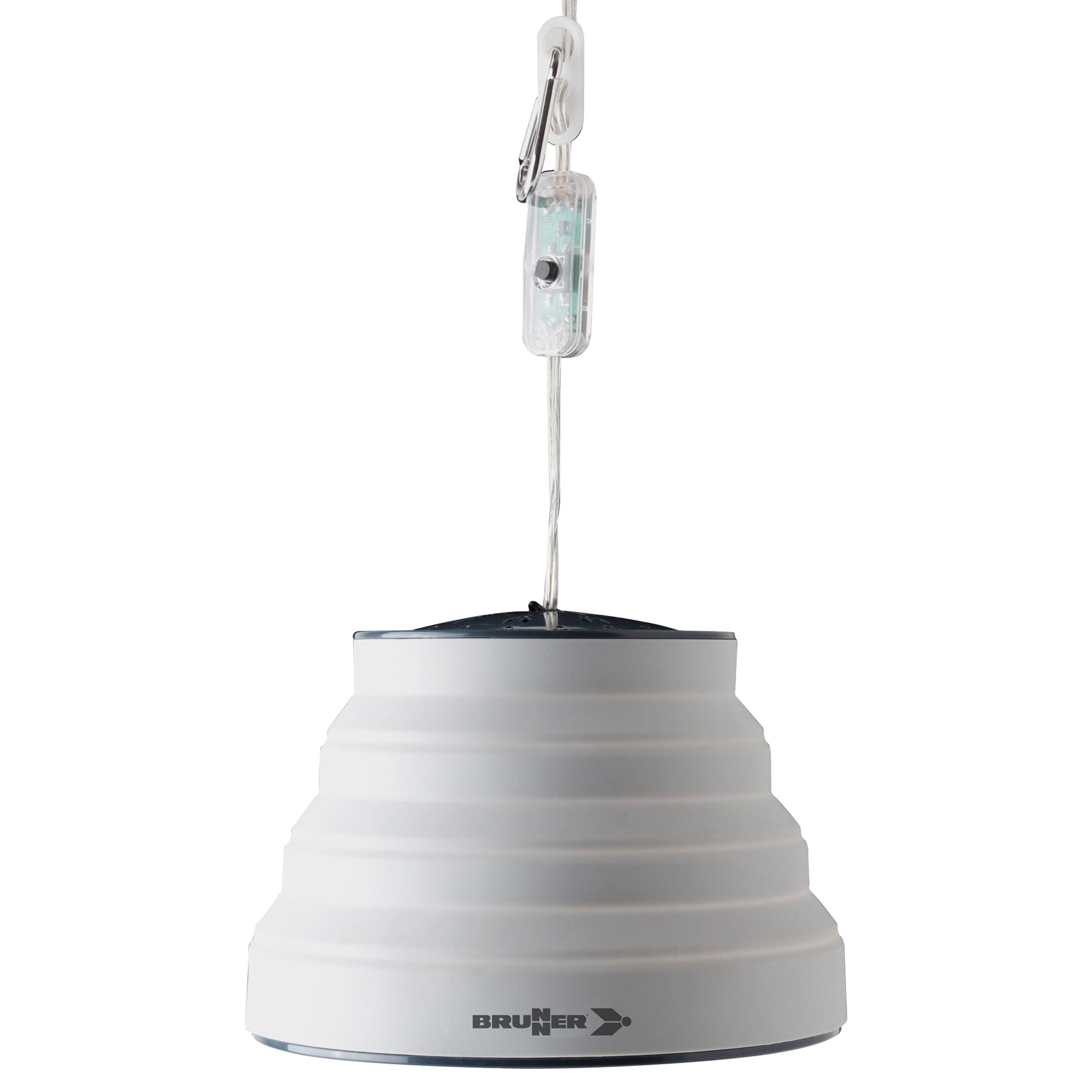 Zeltlampe Syrma LED, grau