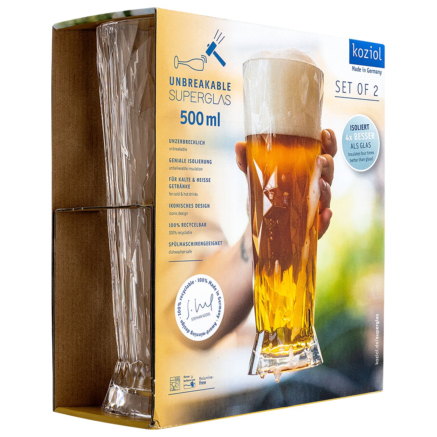 Trinkgläser Superglas CLUB, Weißbierglas