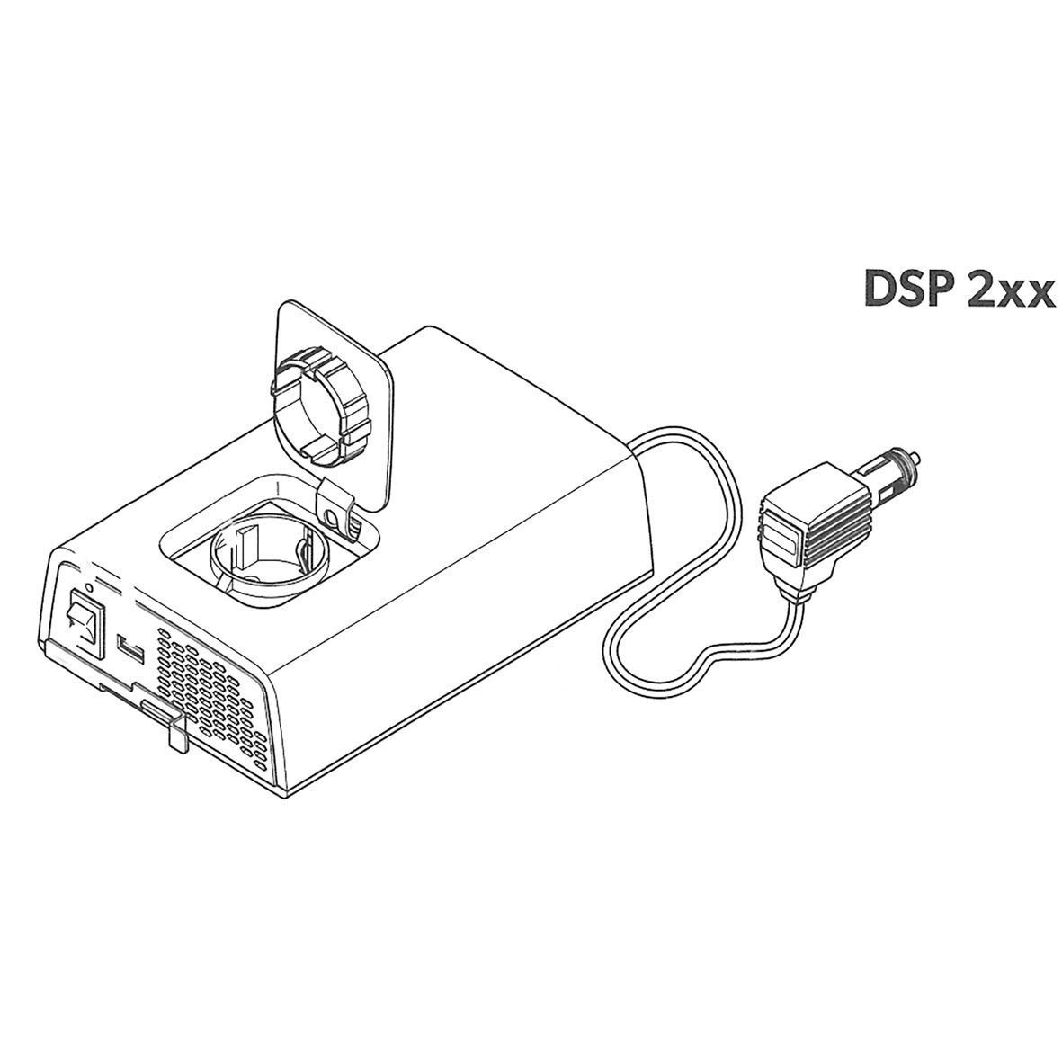 Sinus-Wechselrichter SinePower DSP 24 V, 150 W