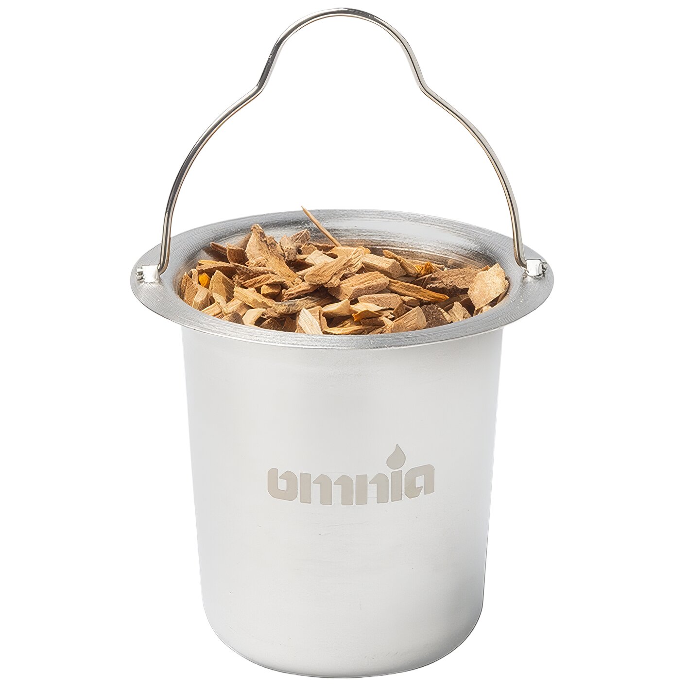 Edelstahl Räucherbecher für Omnia Backofen