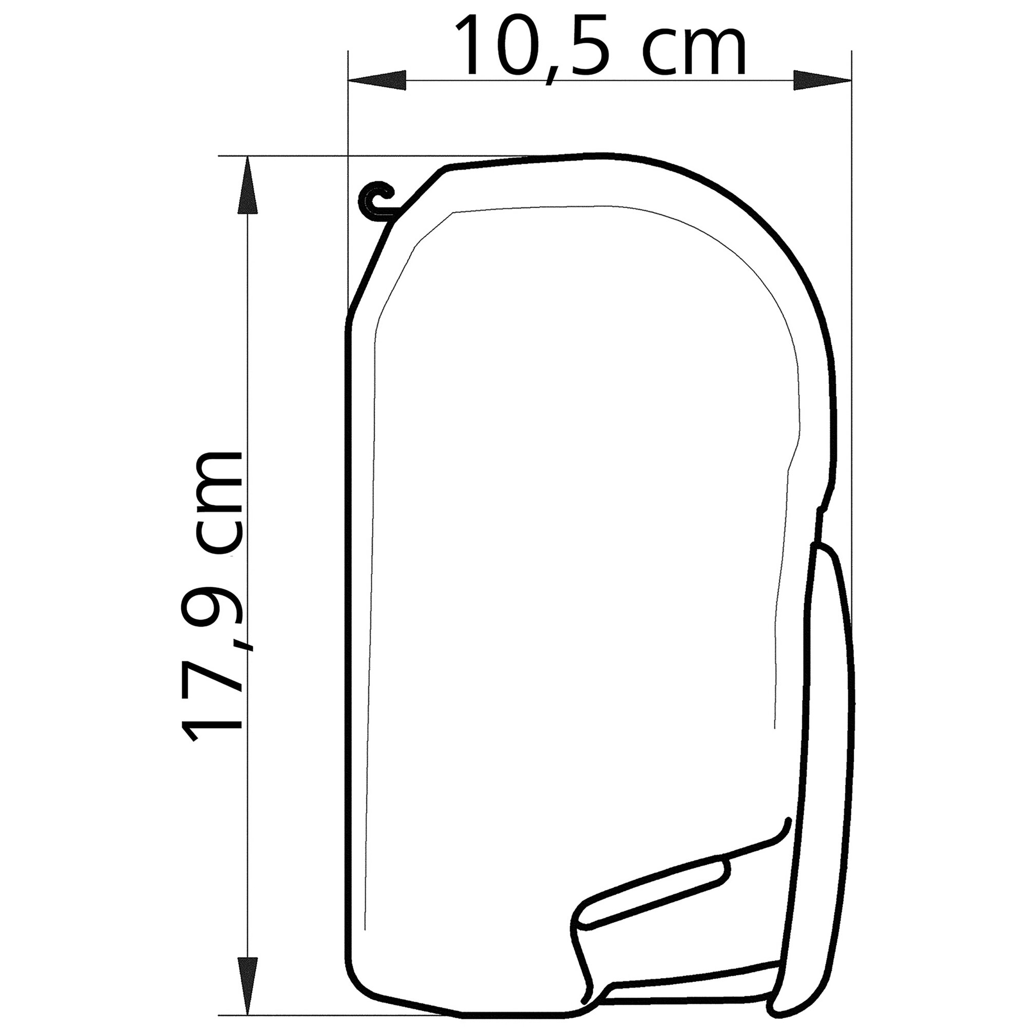 Markise Thule Omnistor 8000, anthrazit, 5 m, Mystic Grau