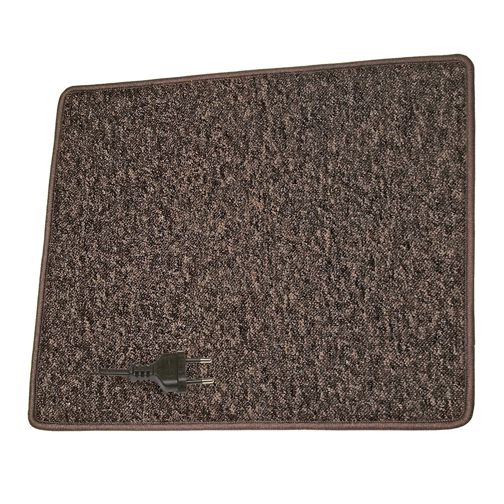 Heizteppich 230 V/100 x 60 cm, dunkelbraun