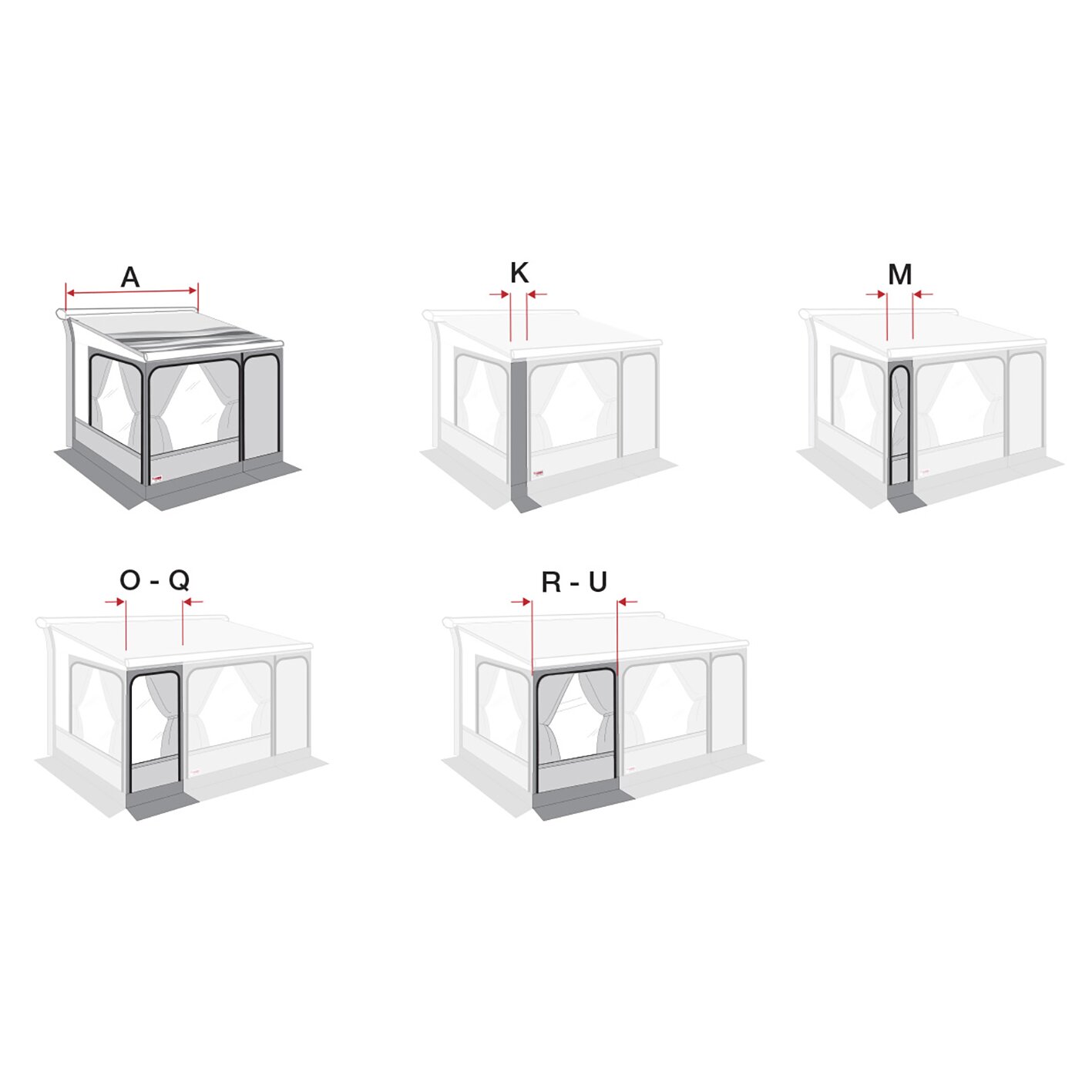 Privacy Room Light Frontpanele – Frontwanderweiterung, 130 cm