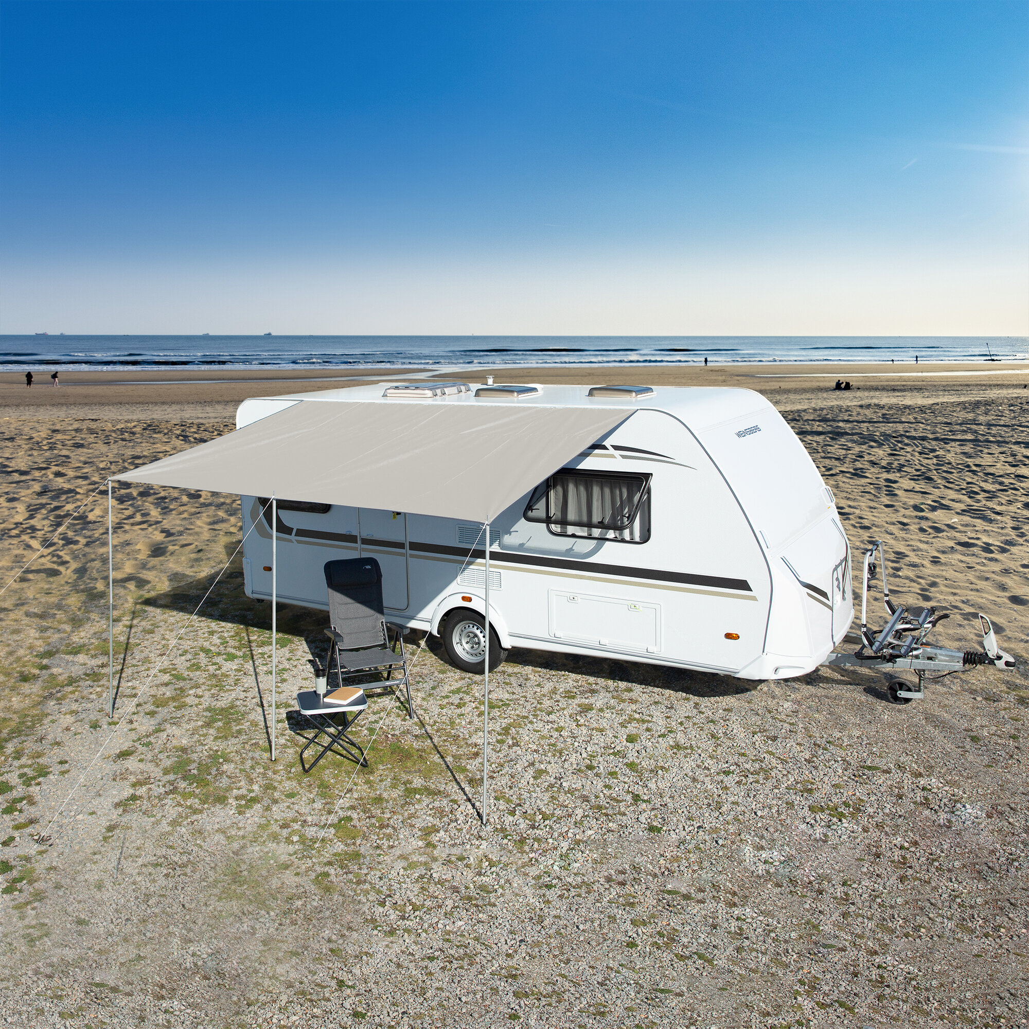 Sonnendach Playa grau, 350 cm
