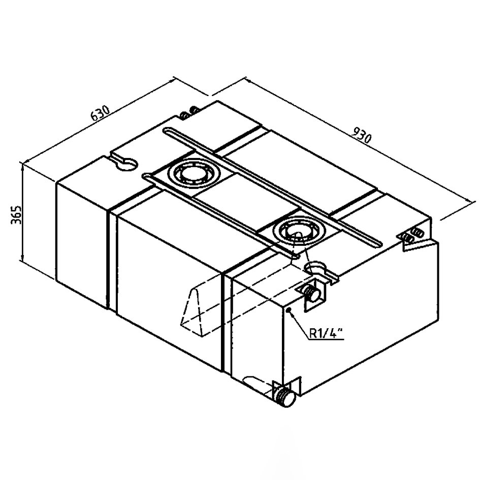 Wassertank 200 l