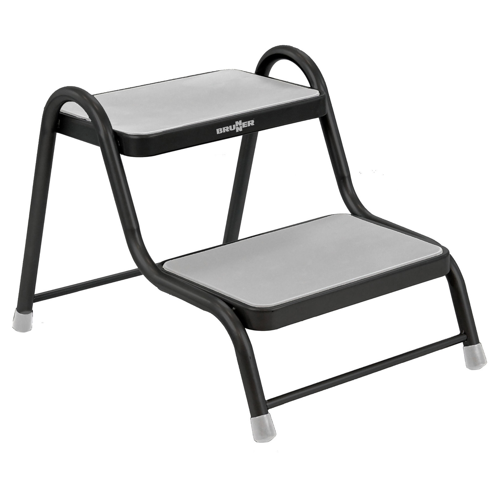 Trittstufe King Step, schwarz, 2 Stufen