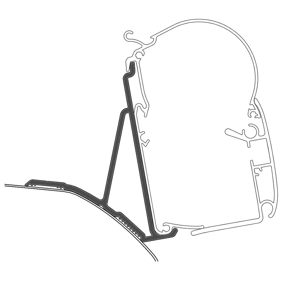 Adapter für Fiat Ducato H2 ab Bj. 2006/07 zu Markisen Dometic Serie 1