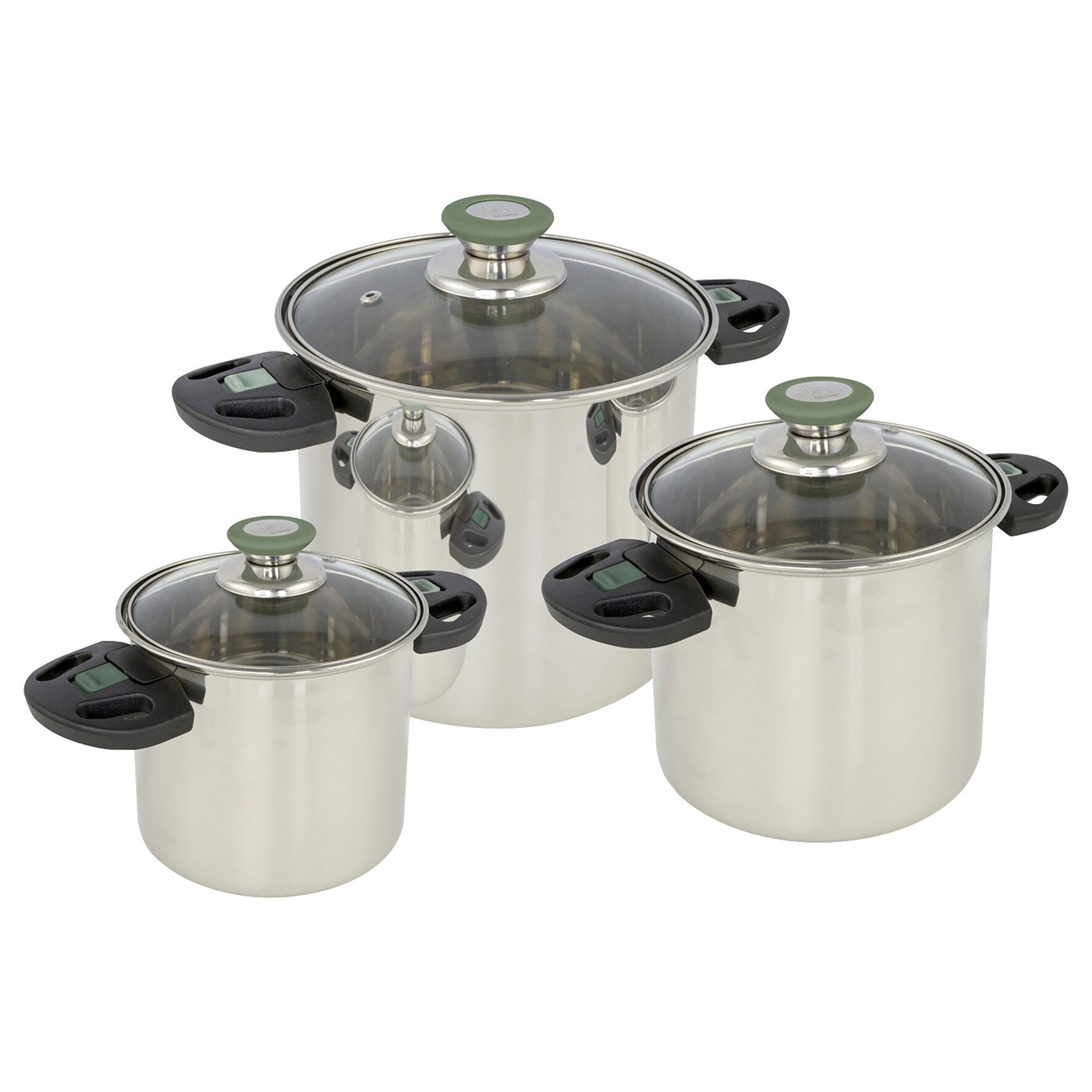 Kochtopfset Elegance Compact, Edelstahl