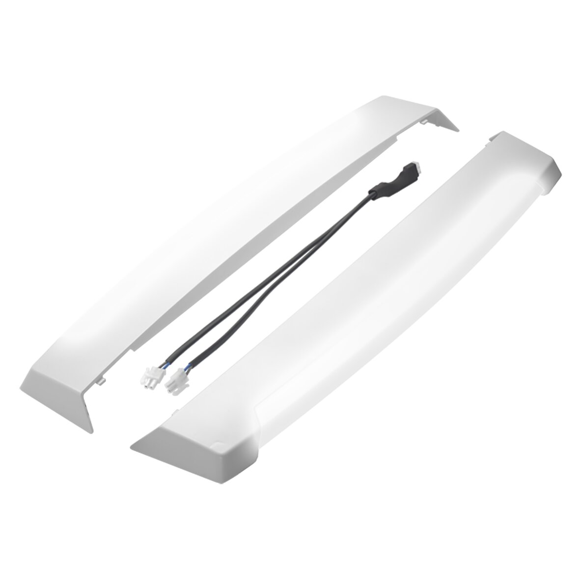 Seitenblenden mit LED VisionStar M, signalweiß