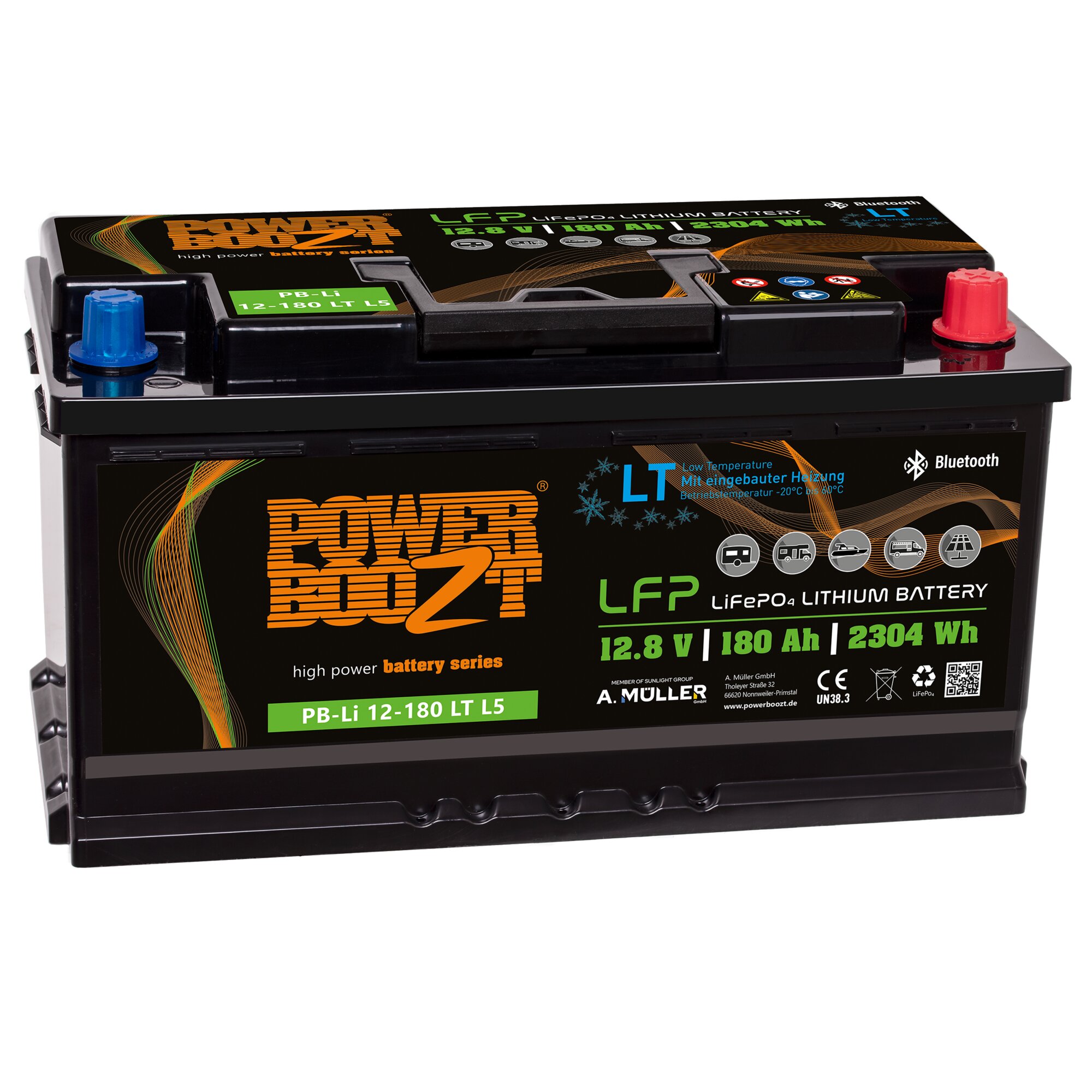 Lithium Kaltwetterbatterie, 180 Ah