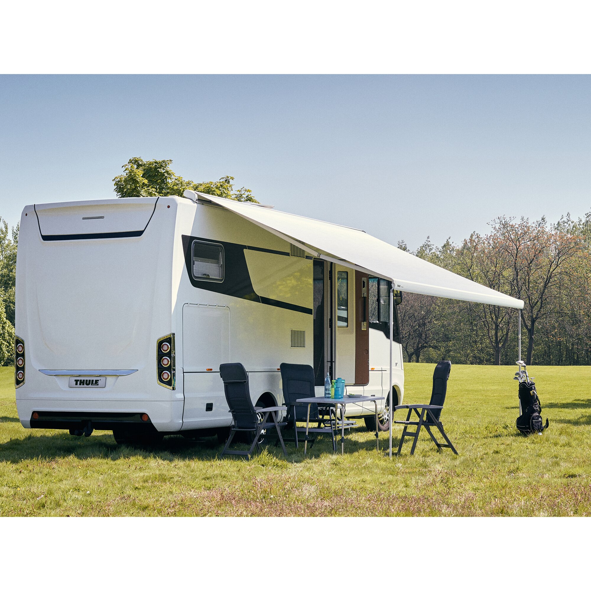 Markise Thule Omnistor 9200 mit Motor, weiß, 4 m