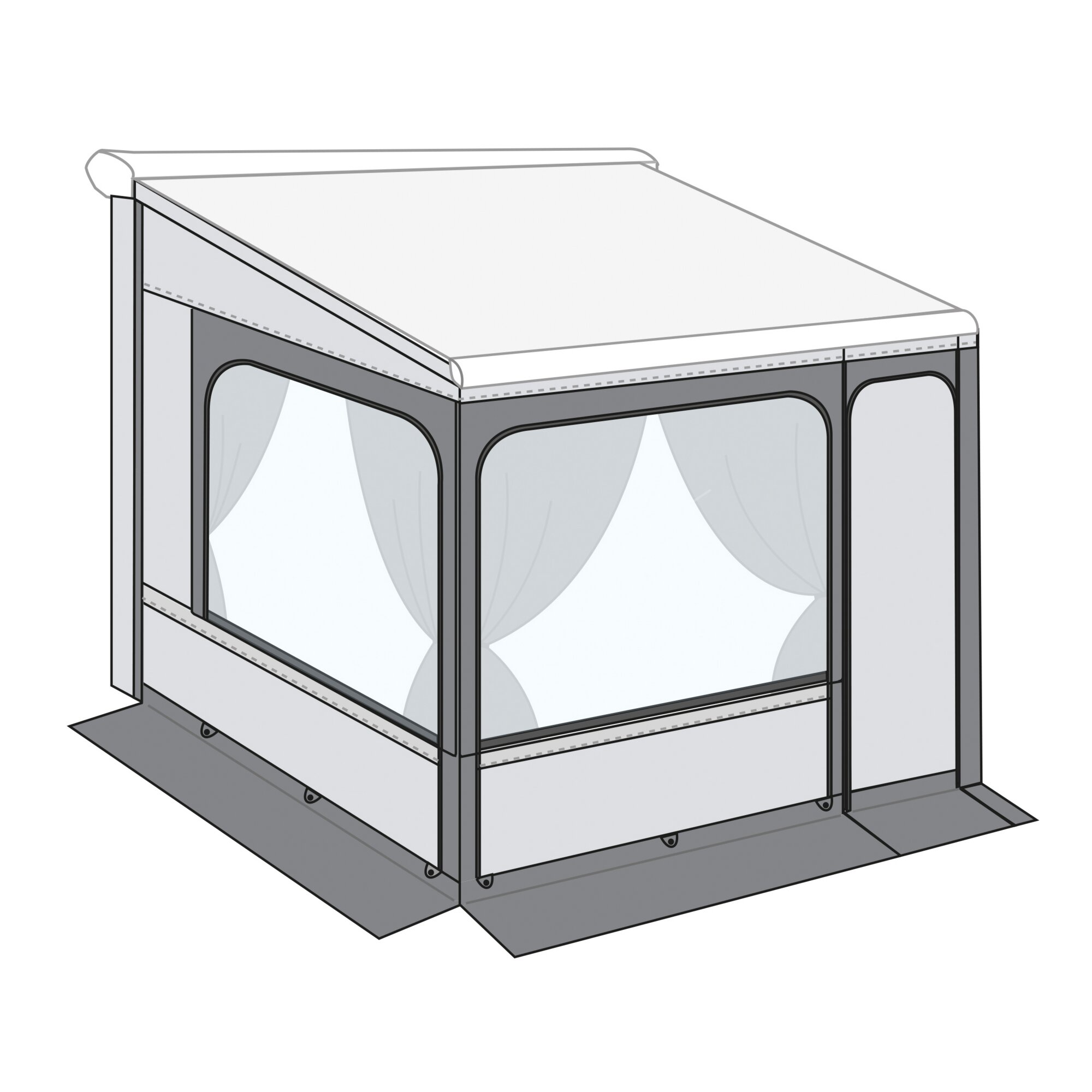Markisenzelt Privacy Room F80, 300 Ducato H3