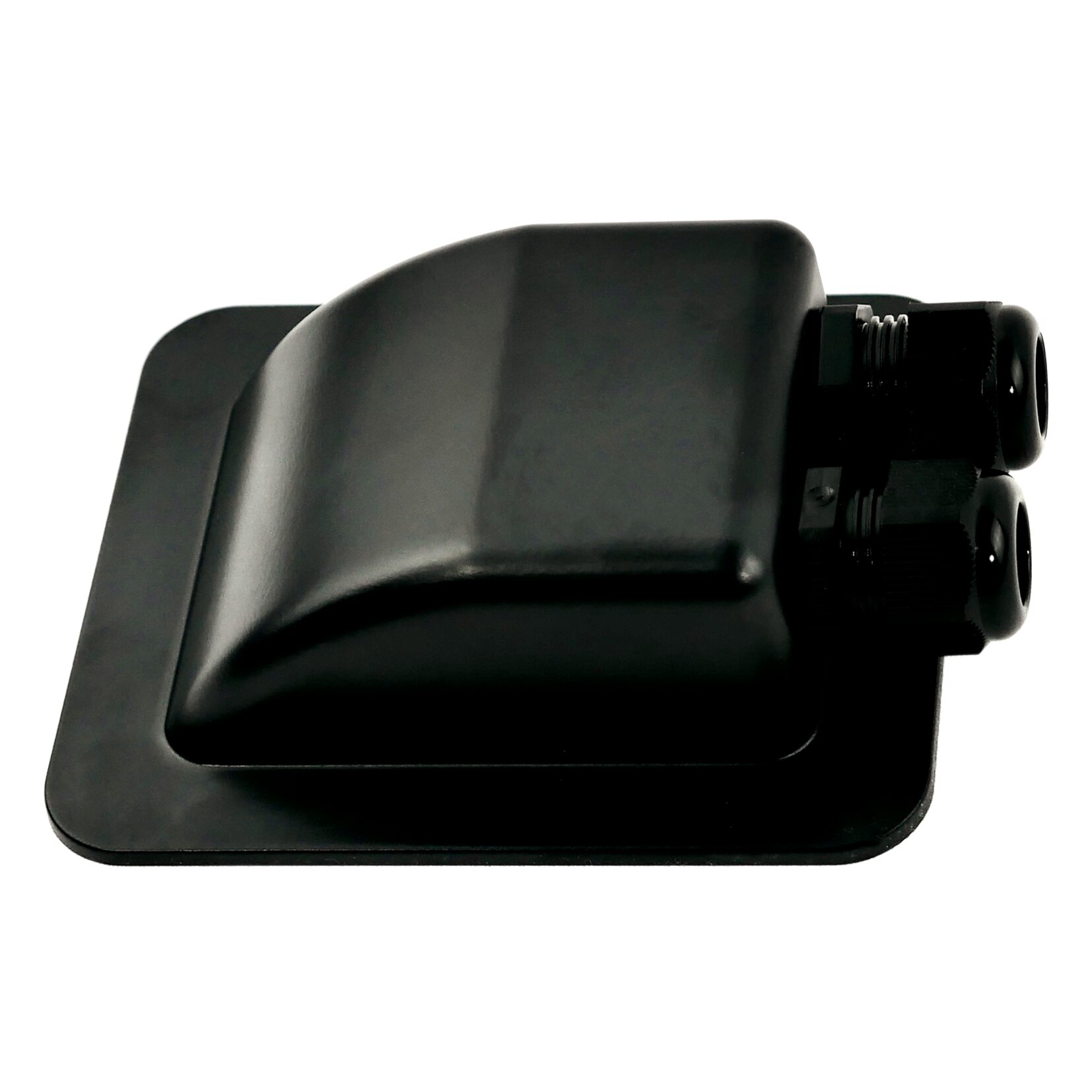 Dachdurchführung schwarz, 2 Ausgänge