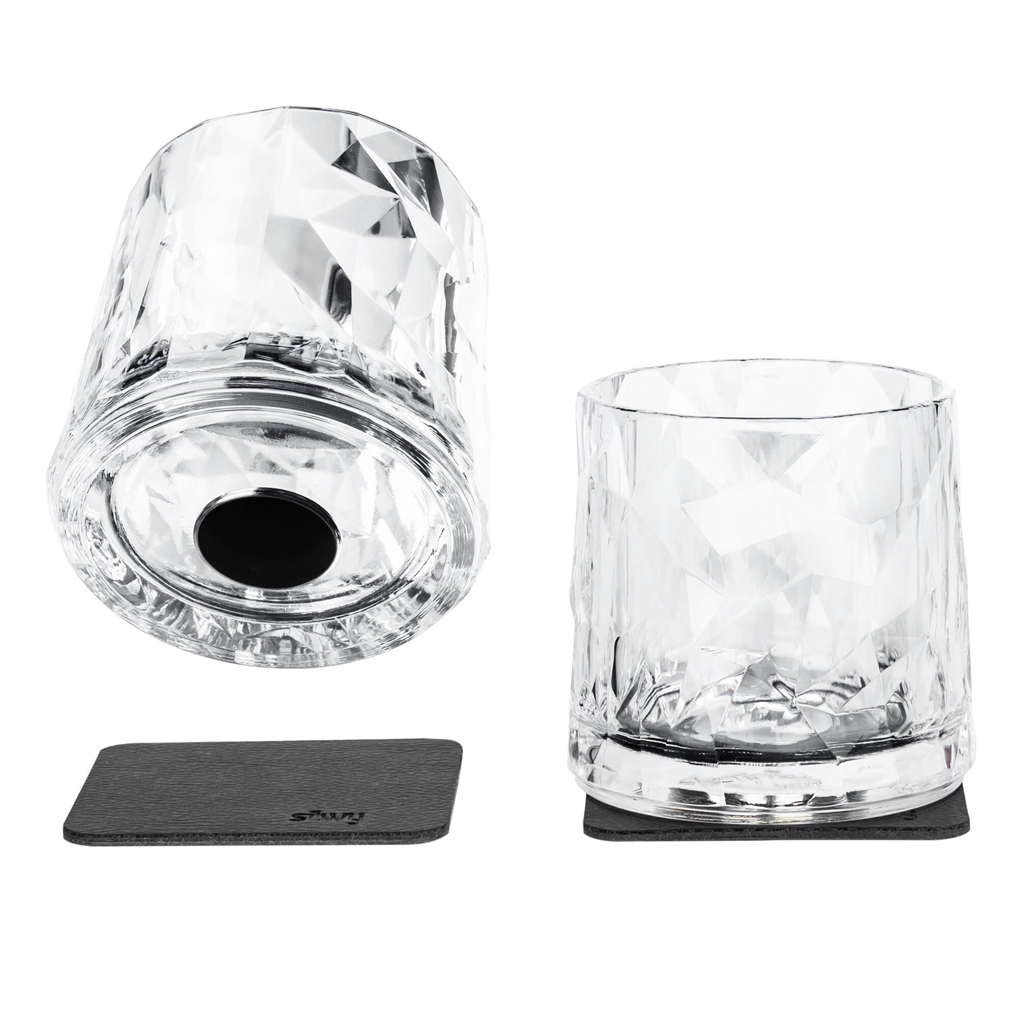 Magnet-Kunststoffgläser, Whisky