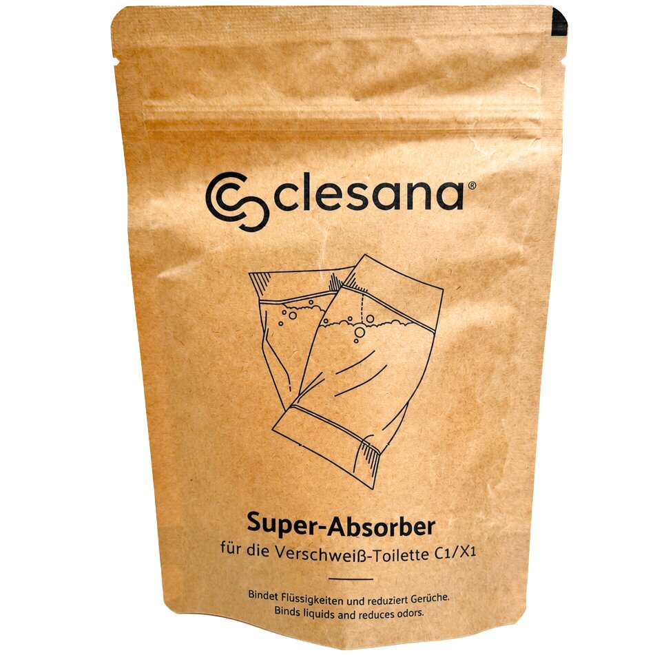 Super-Absorber 20 Granulat-Päckchen für Clesana C1/X1