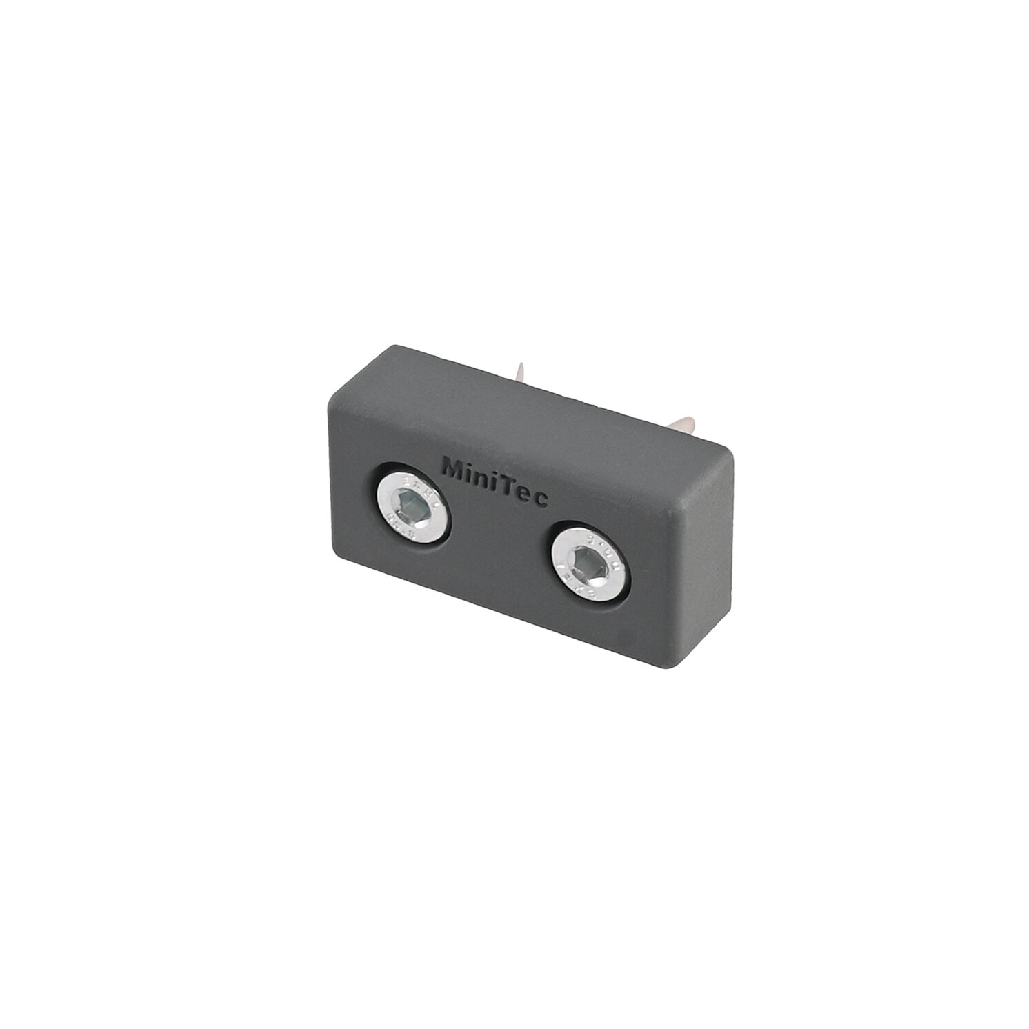 Verbindungsplatte 30 x 60 mm, Gleitmutter mit Federblech