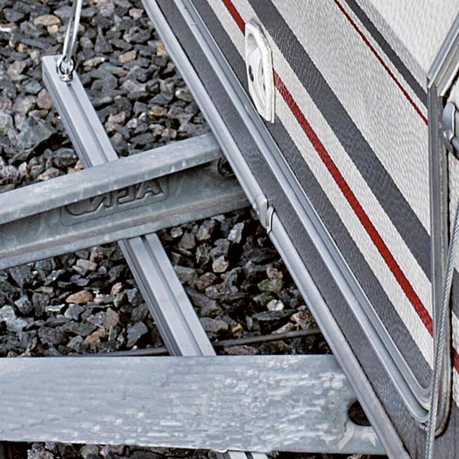 Bugabspannung Deichsel für Schutzdach Arlberg