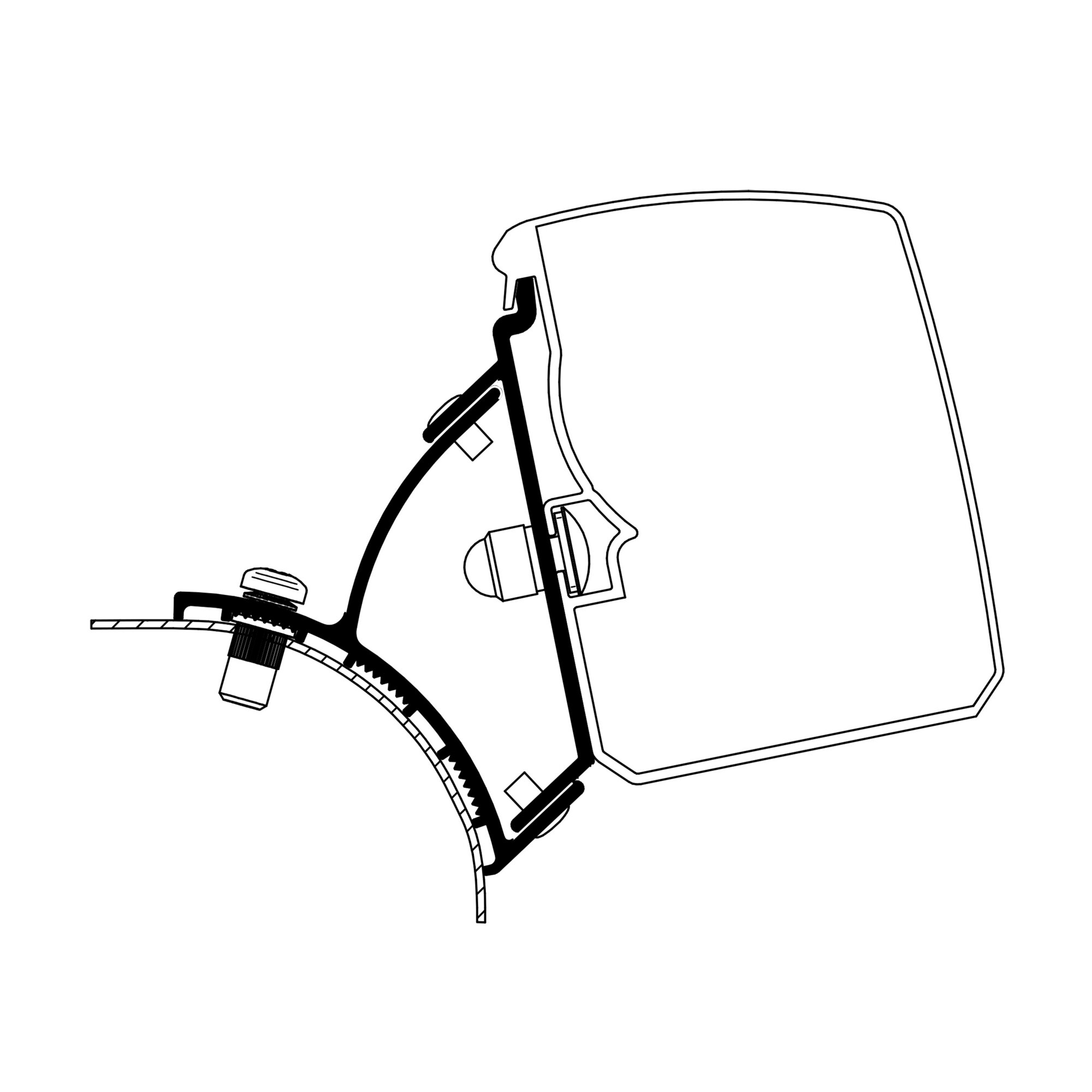Adapter VW T5 / T6 für Thule 3200